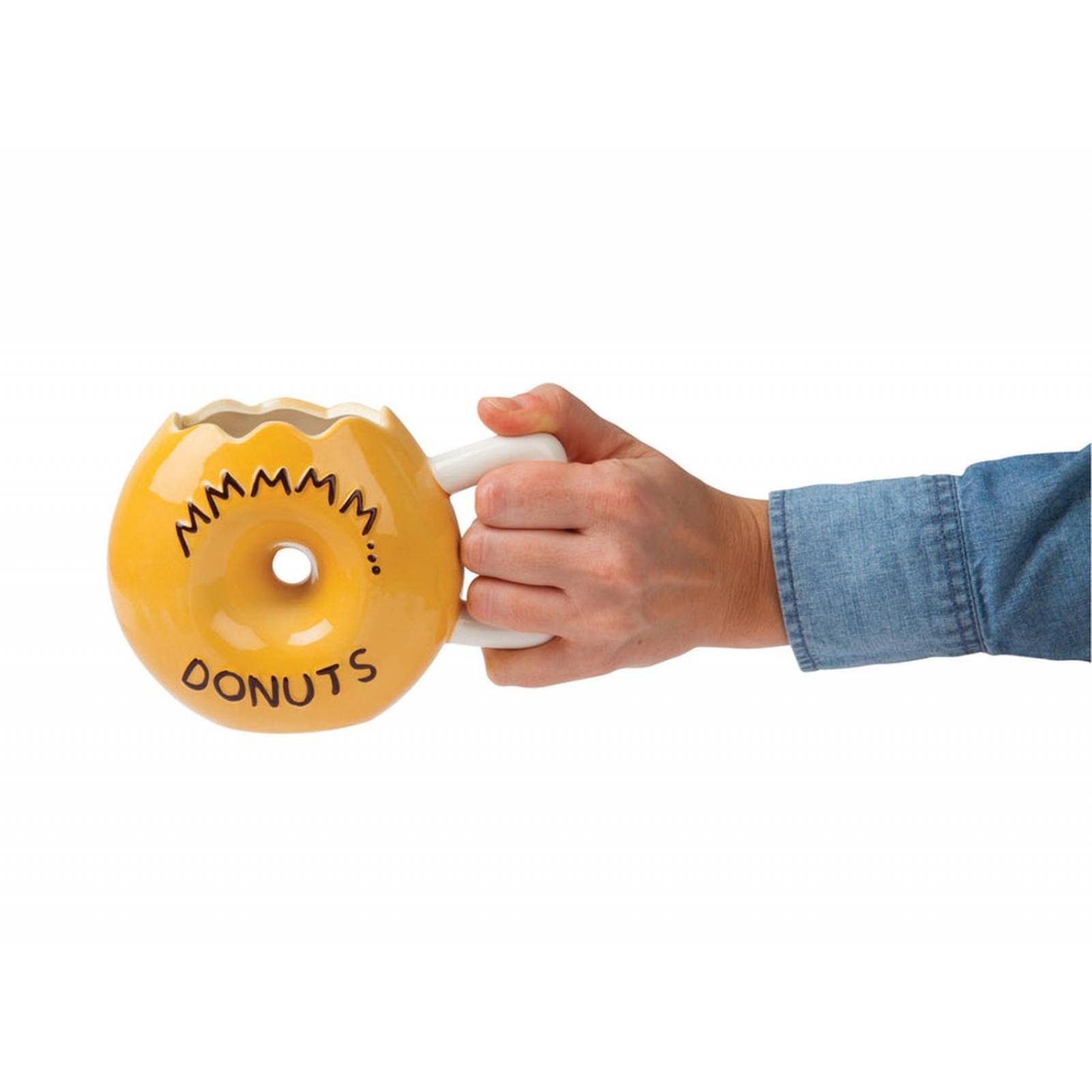 Taza de Café con forma de Dona Glaseada 