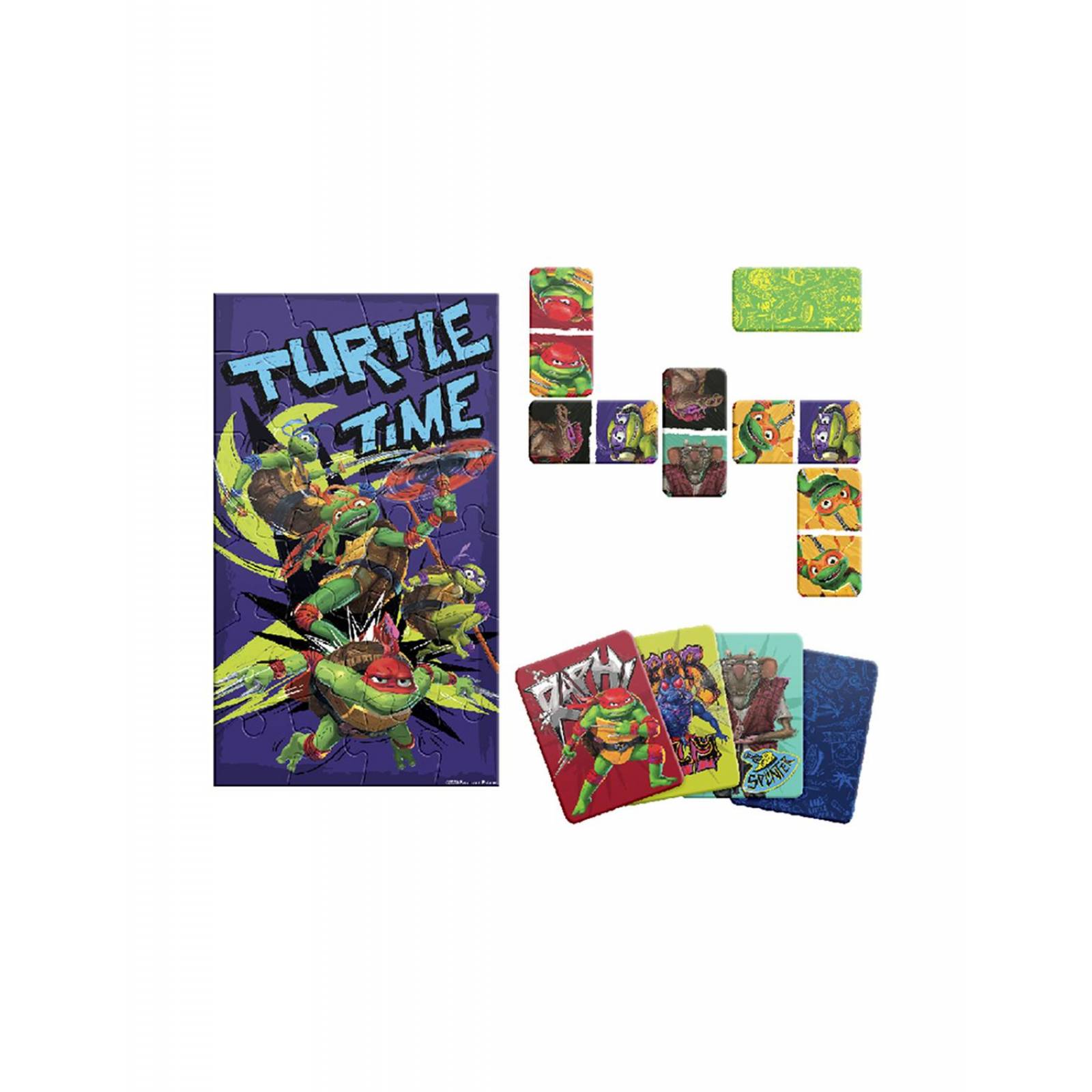 Set De Juegos Tortugas Ninja 3 En 1 