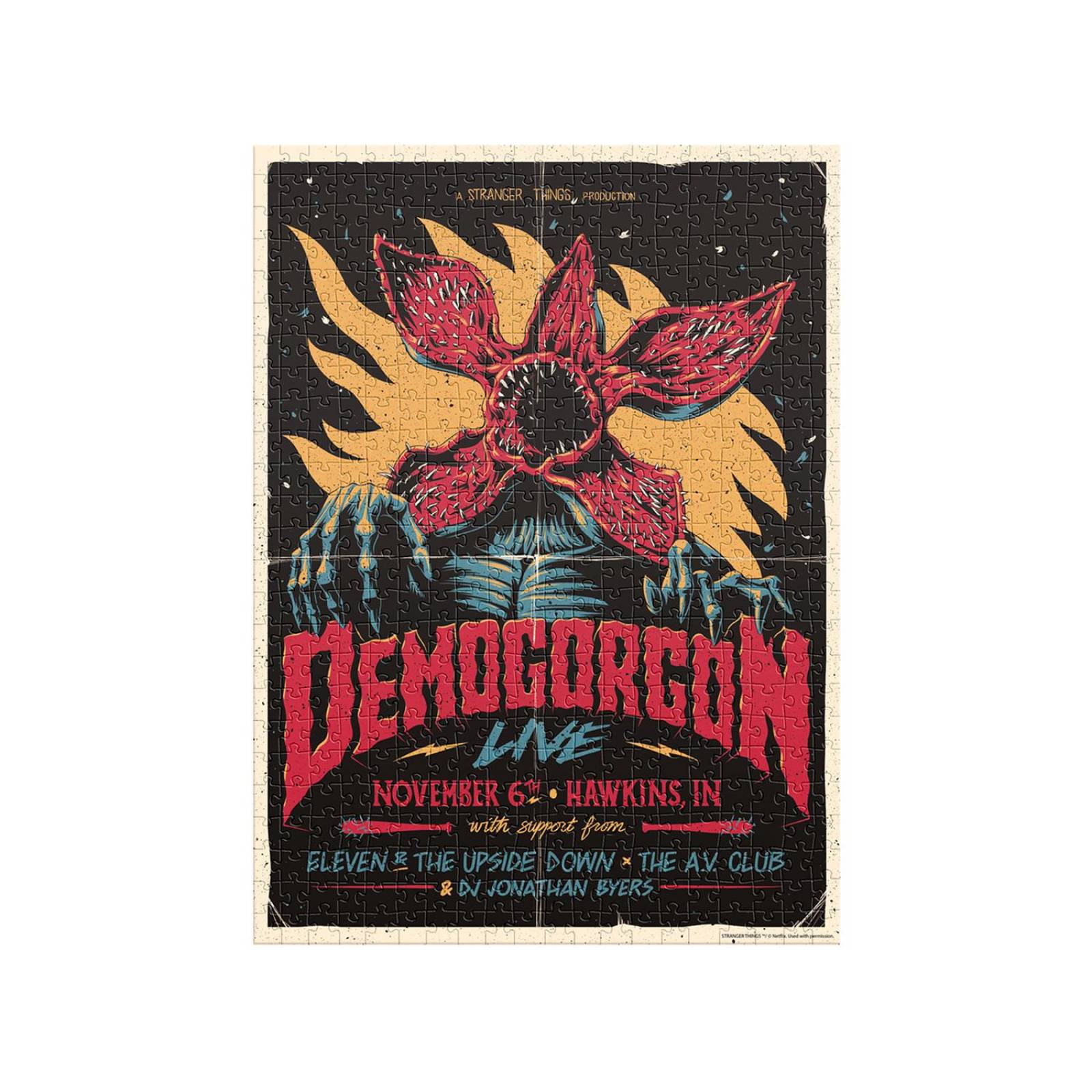 Rompecabezas Stranger Things 500 Piezas Caja Metálica 