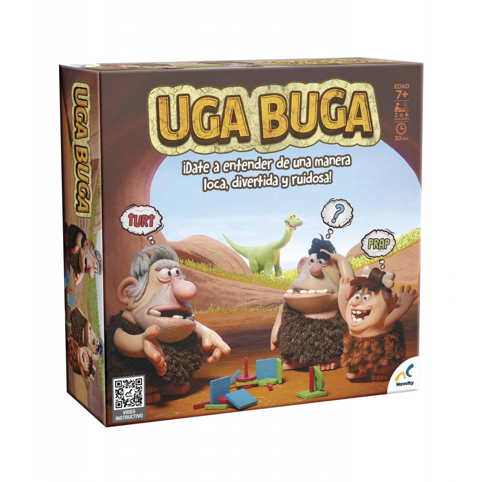 Juego De Mesa Para Jugar En Familia Uga Buga Novelty 