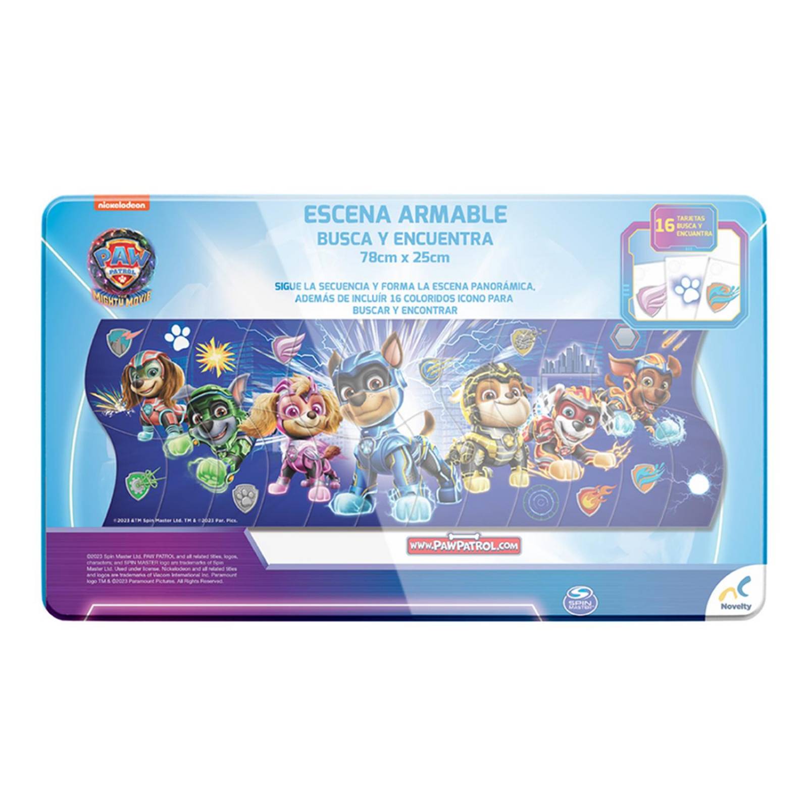 Juego Infantil Escena Armable Busca Y Encuentra Paw Patrol 