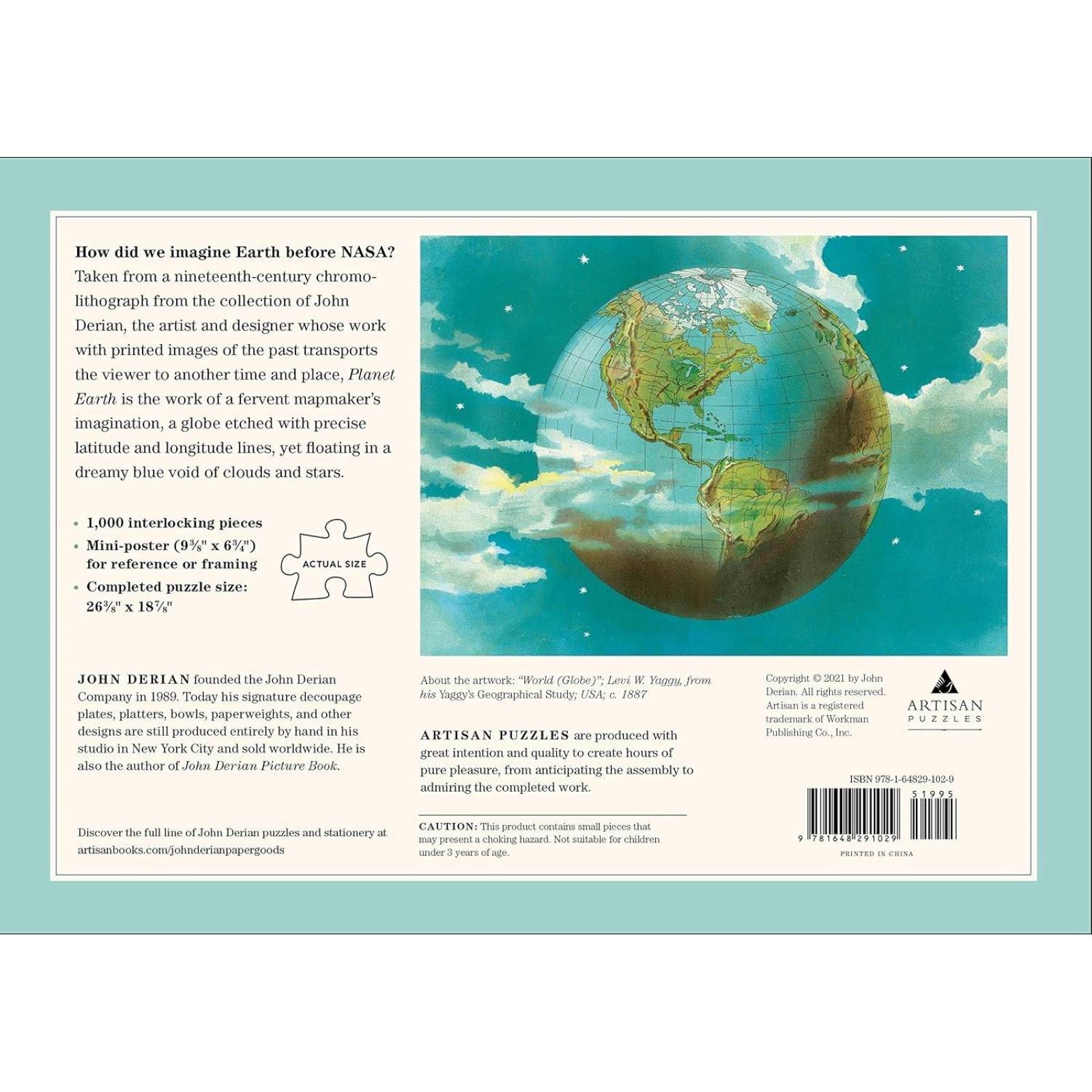 Rompecabezas John Derian Paper Goods The World 1000 Piezas Puzzle 