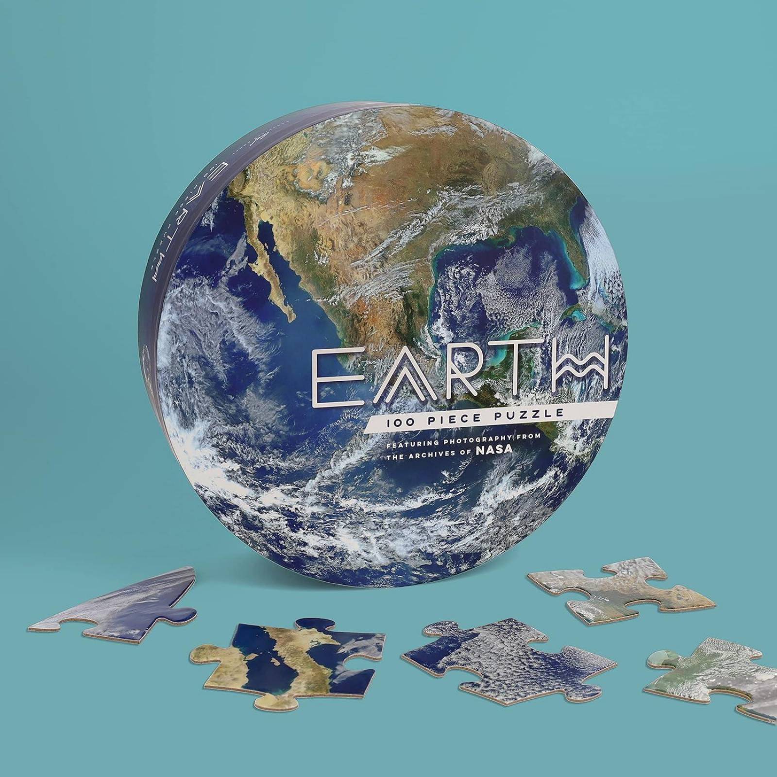 Rompecabezas Redondo de la Tierra 100 Piezas Earth 