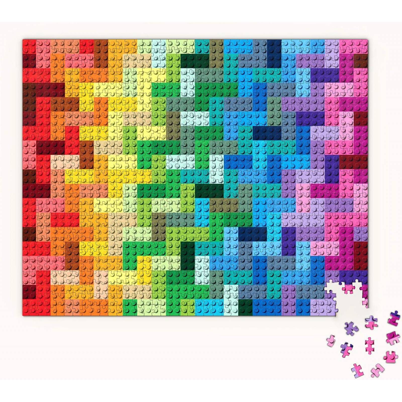 Rompecabezas LEGO Rainbow Bricks 1000 Piezas Puzzle 