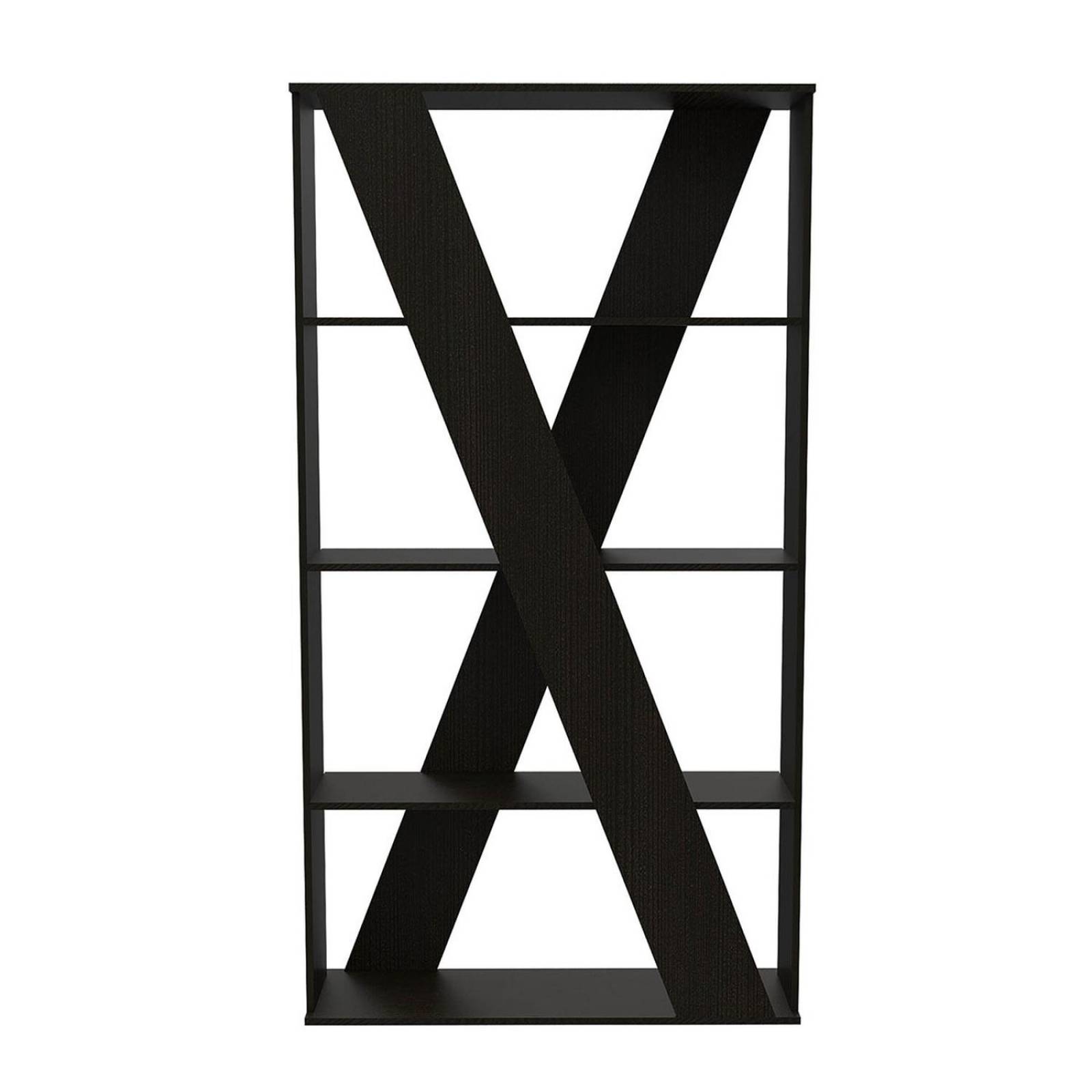 Librero Divisor de Espacio Color Chocolate Modelo Berlín 186 cm Alto 