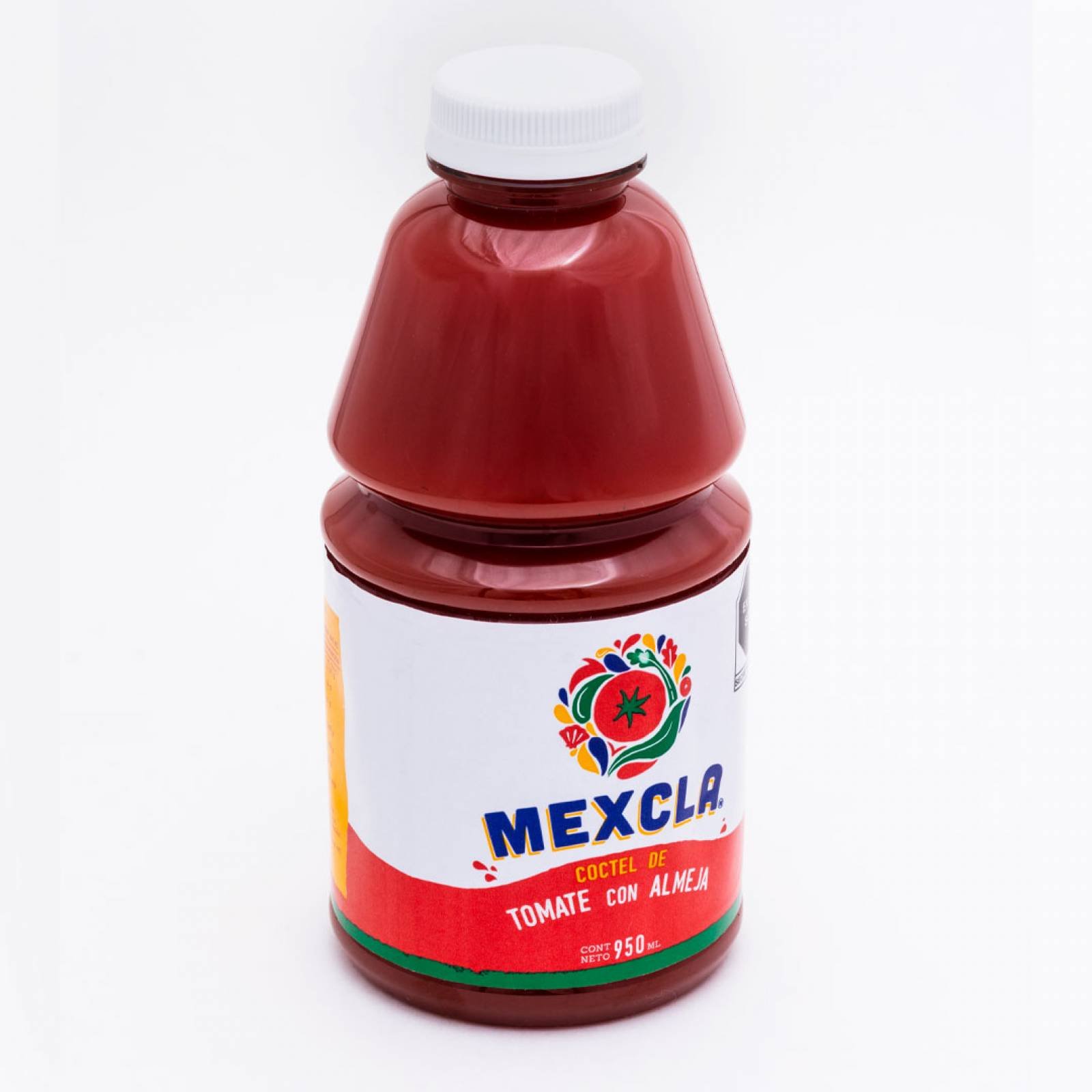 Jugo de tomate y almeja Mexcla de 950 ml  caja 12 piezas