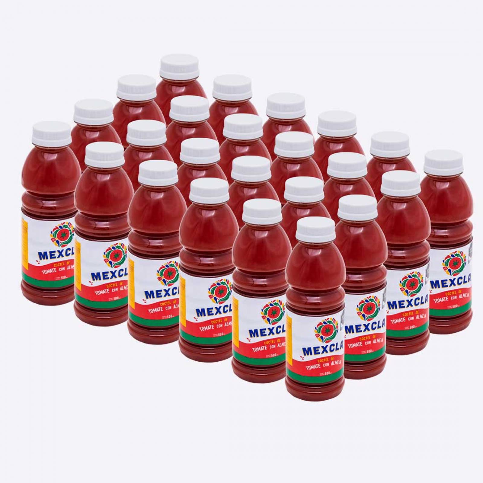 Jugo de tomate con almeja Mexcla de 500 ml  con un toque de pimienta 