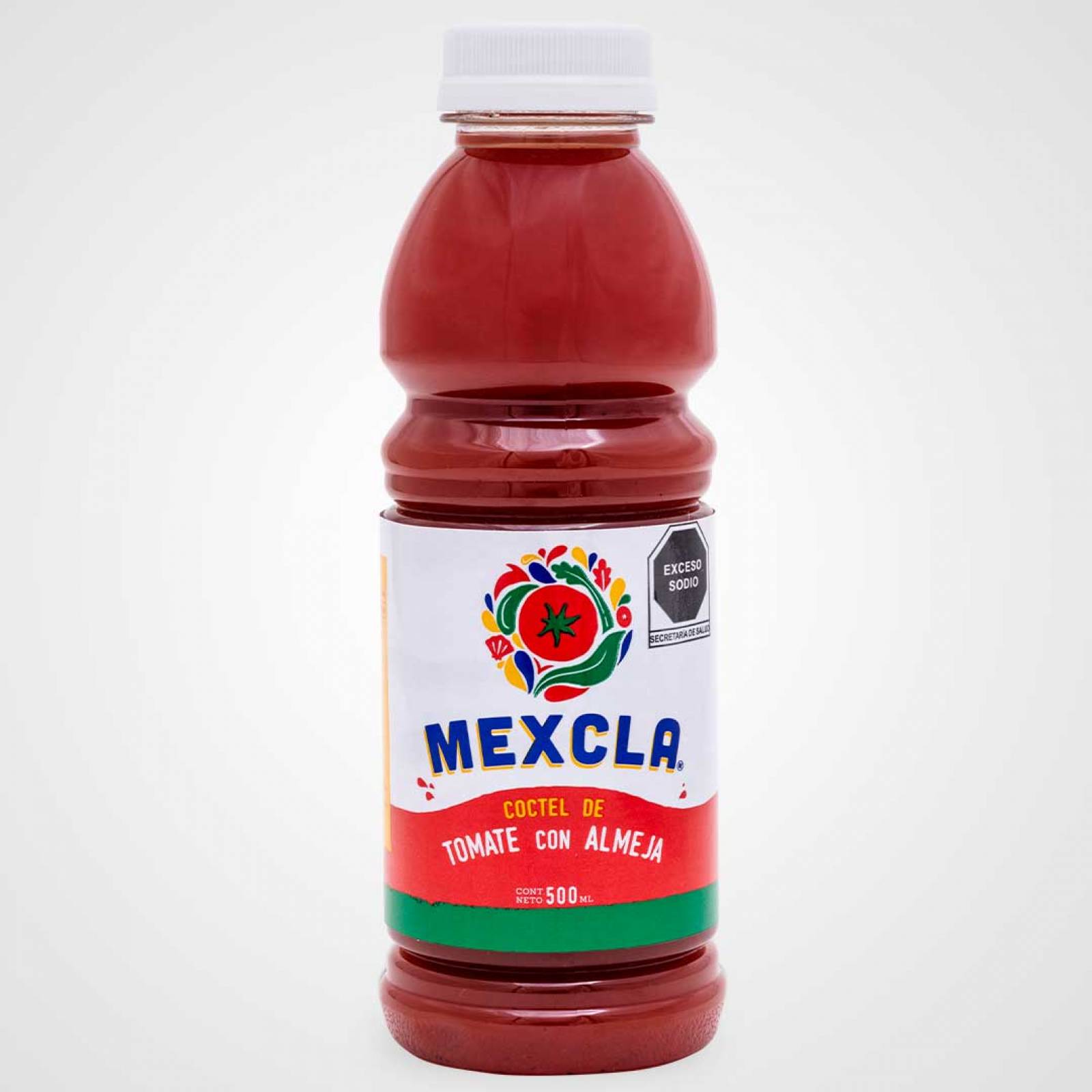 Jugo de tomate con almeja Mexcla de 500 ml  con un toque de pimienta 