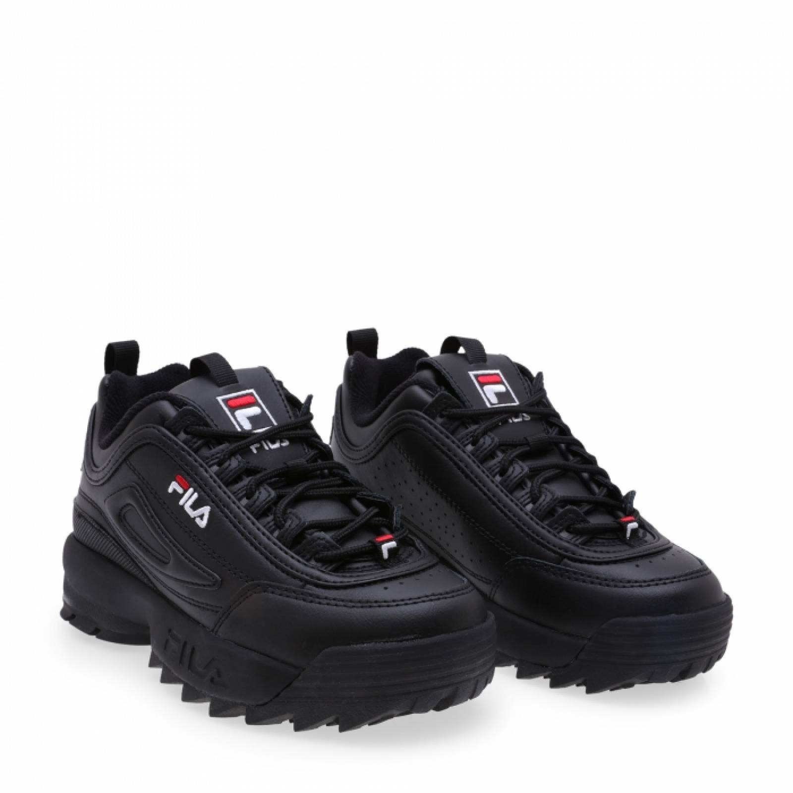 Tenis fila disruptor ii premium negro 3fm00753-021