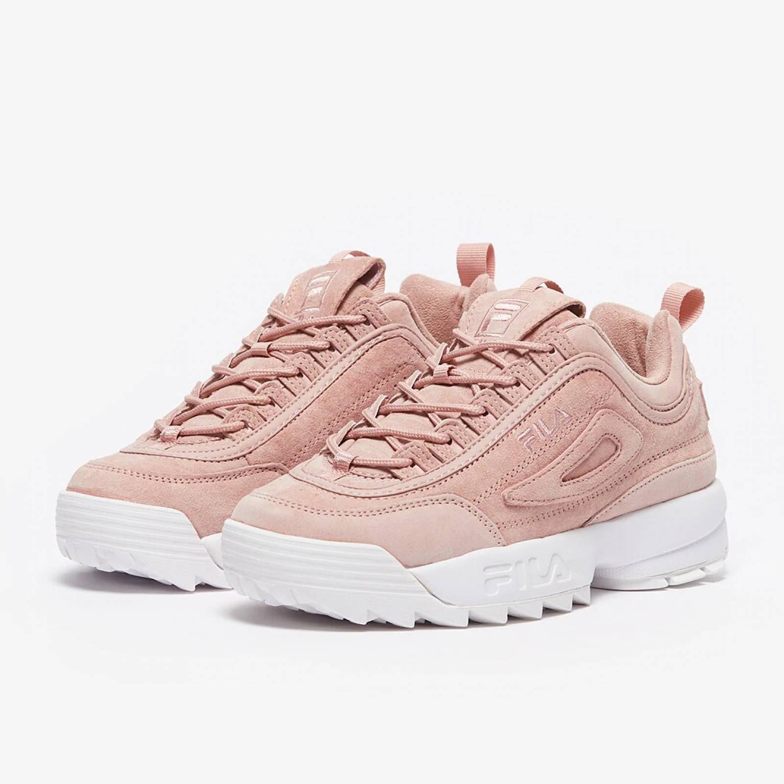 Tenis fila disruptor ii chalk rosa 5xm01123-661