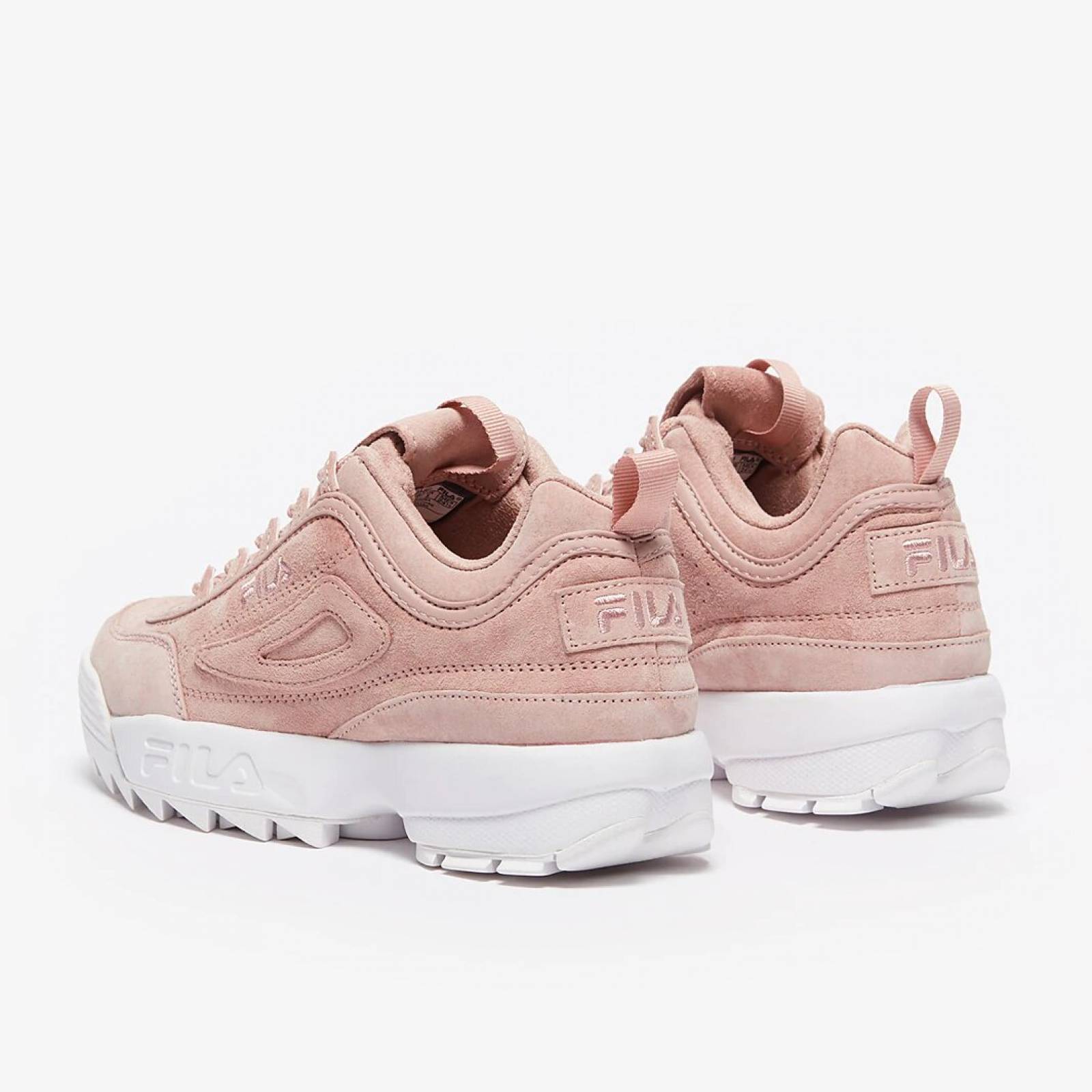 Tenis fila disruptor ii chalk rosa 5xm01123-661