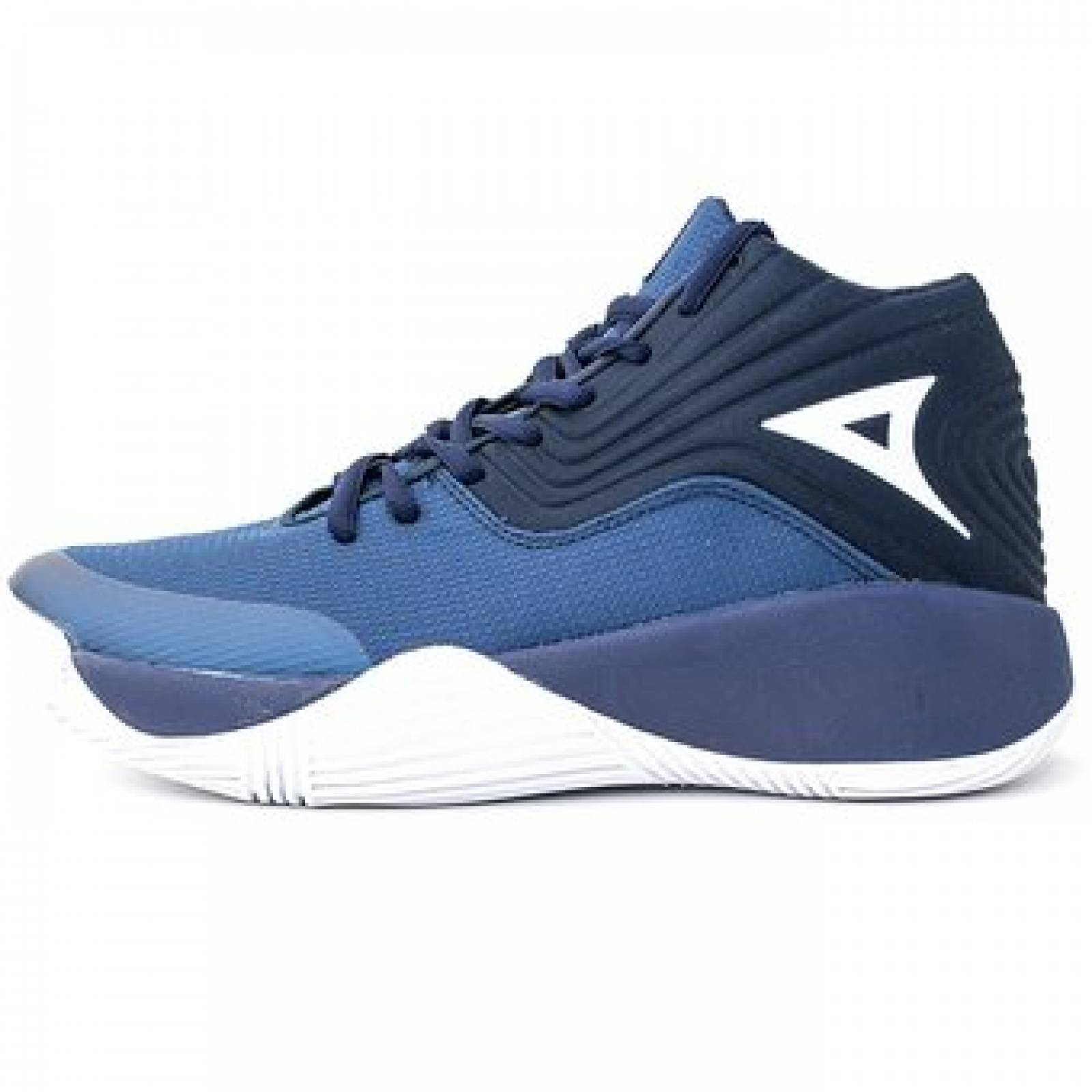Tenis pirma parker blanco-azul basket 2005