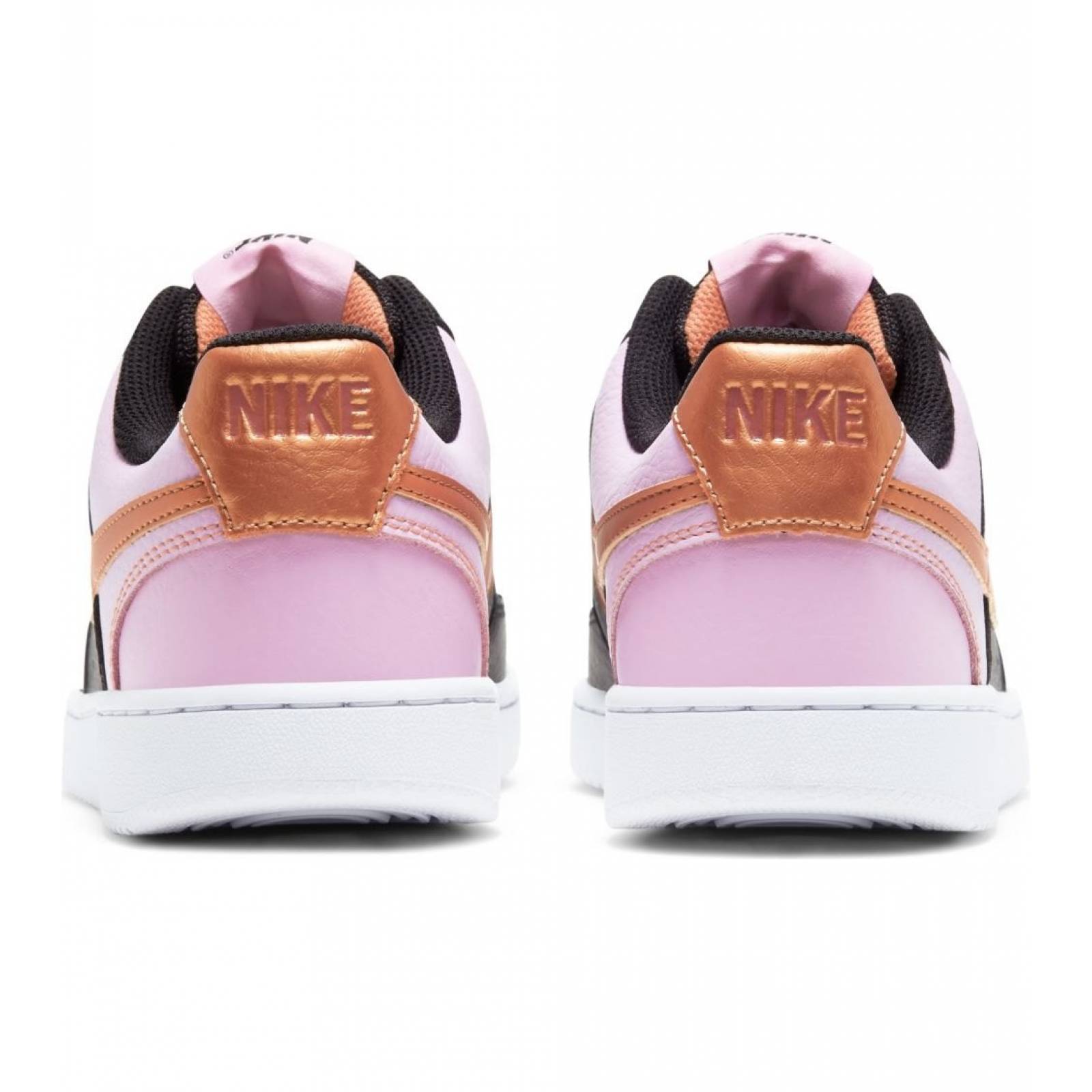 Tenis nike court vision low negro rosa cd5434-004