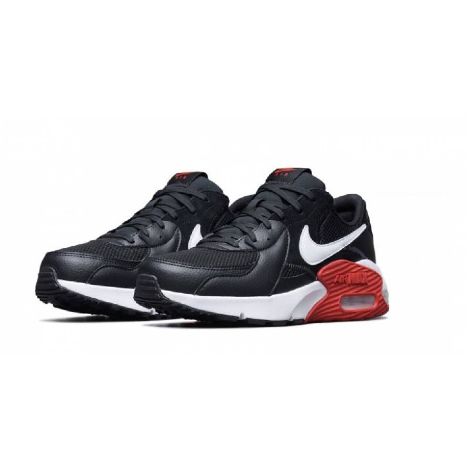 Tenis nike air max excee negro rojo cd4165-005