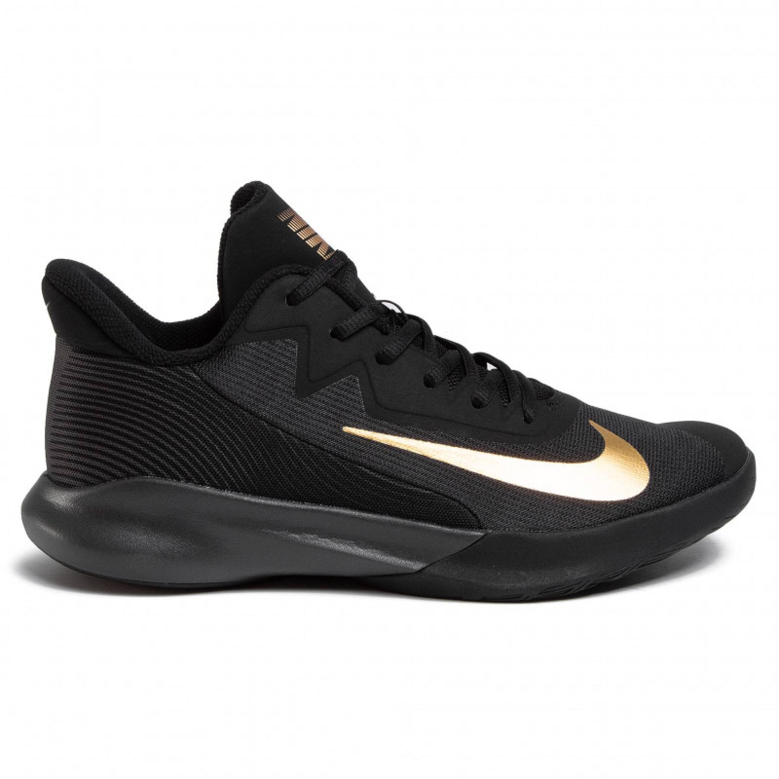 Tenis nike precision iv negro oro ck1069-002