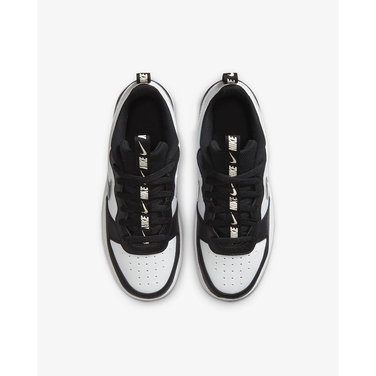 Tenis nike court borough low 2 se negro ct3964-001