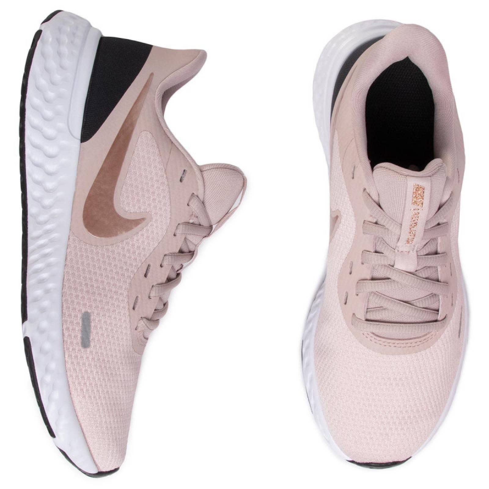 Tenis nike revolution 5 rosa bq3207-600