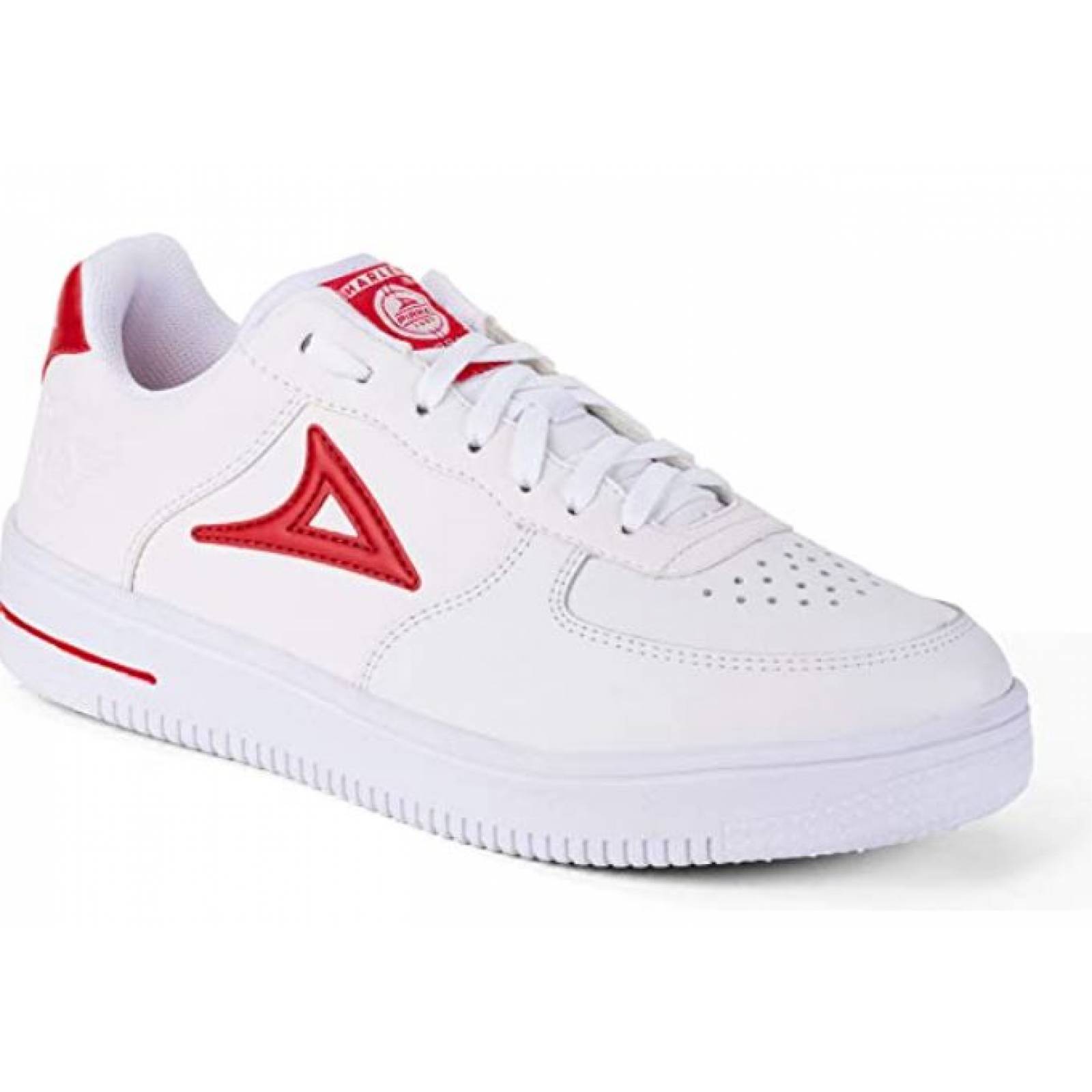 Tenis pirma urbano harley blanco-rojo caballero 5002