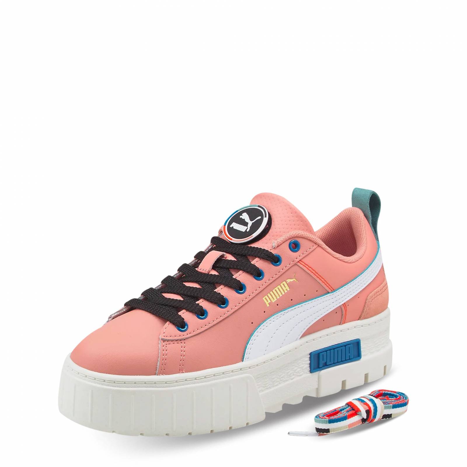 TENIS PUMA MAYZE GO FOR WMNS ROSA-BLANCO 383963-02