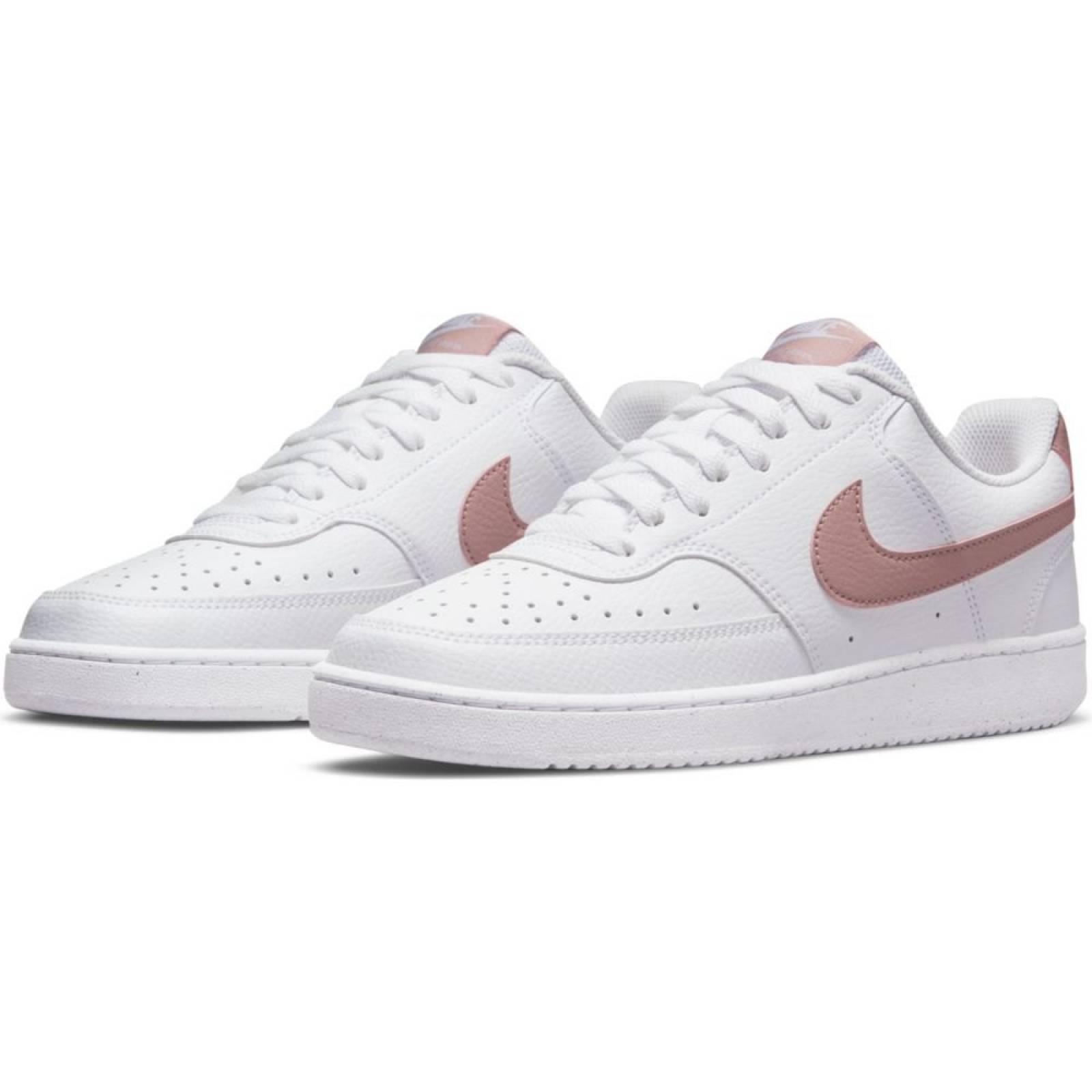 TENIS NIKE COURT VISION LO NN BLANCO-ROSA DAMA DH3158-102