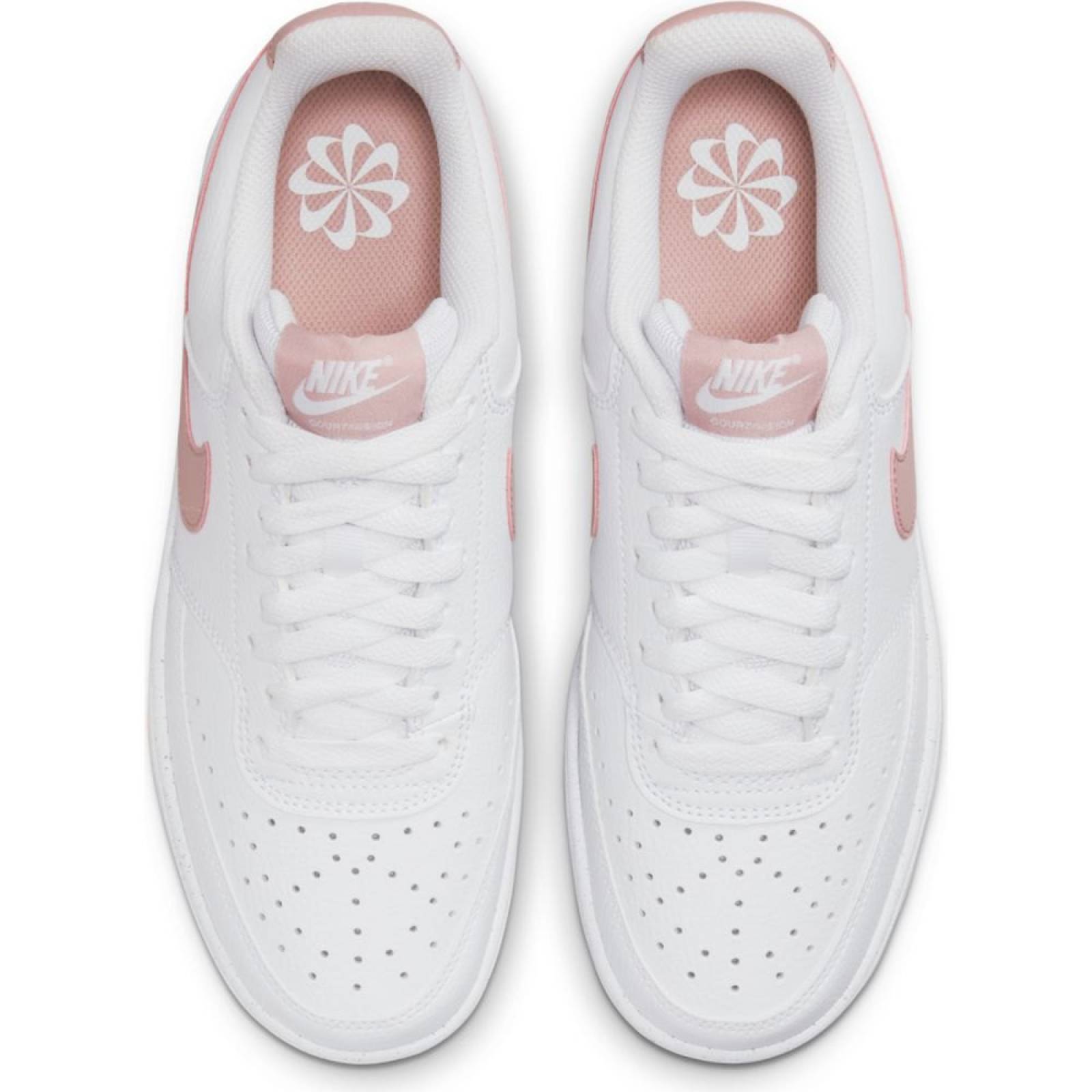 TENIS NIKE COURT VISION LO NN BLANCO-ROSA DAMA DH3158-102
