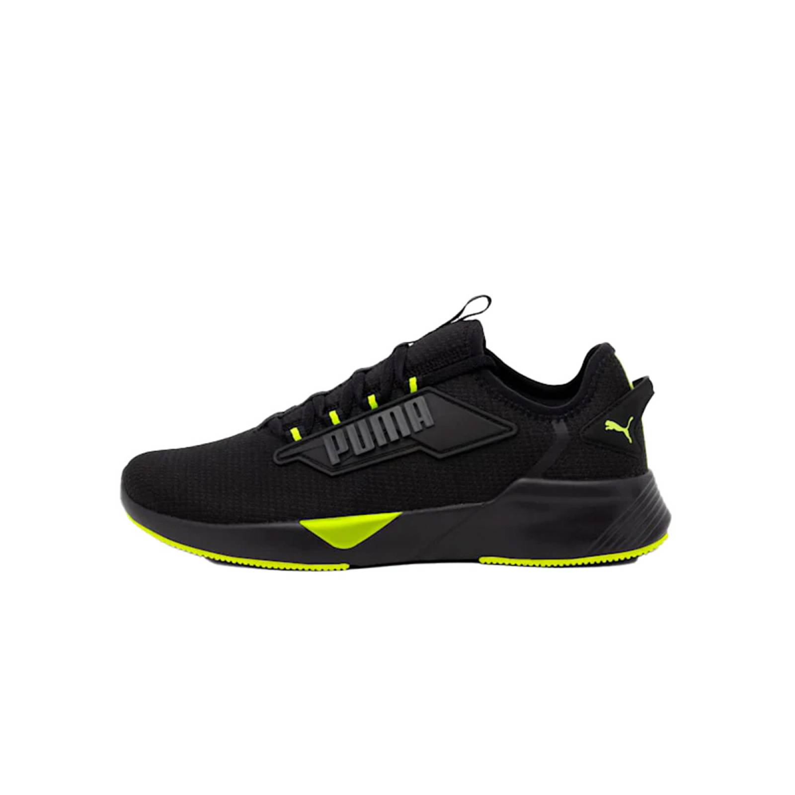TENIS PUMA RETALIATE 2 NEGRO-VERDE CABALLERO 376676-07