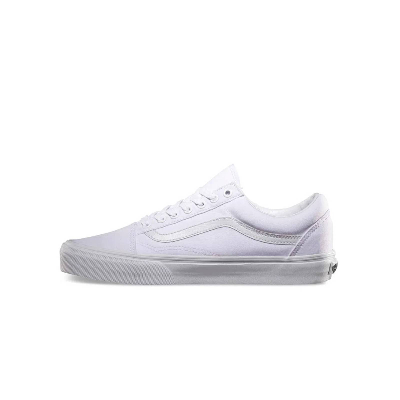 TENIS VANS OLD SKOOL BLANCO SKATE COMODO UNISEX MODA 0D3HW00