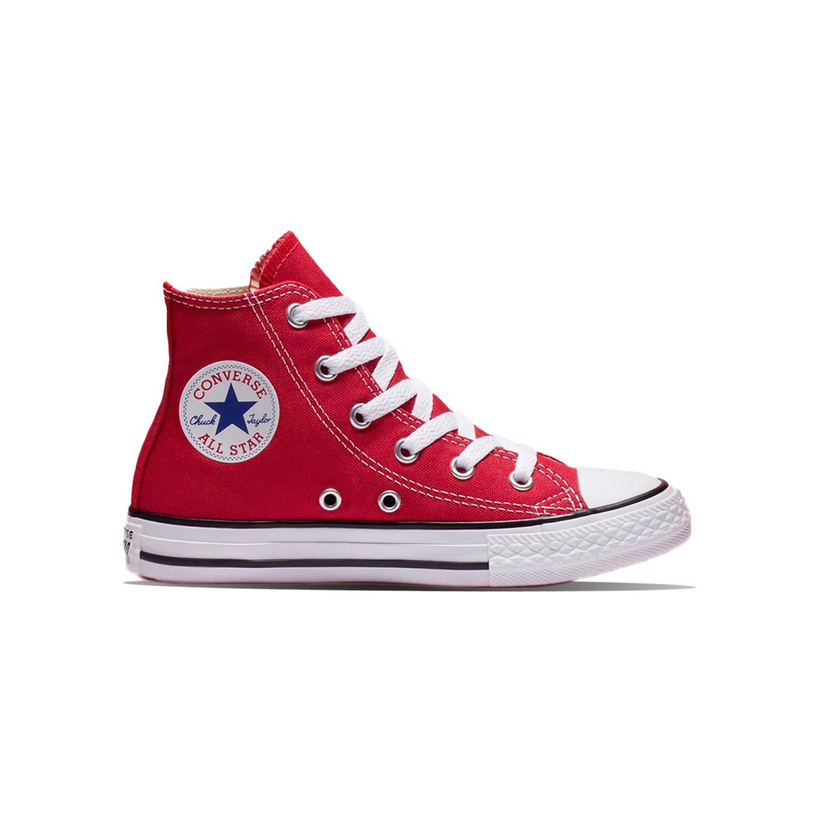 Converse rojos decorados best sale