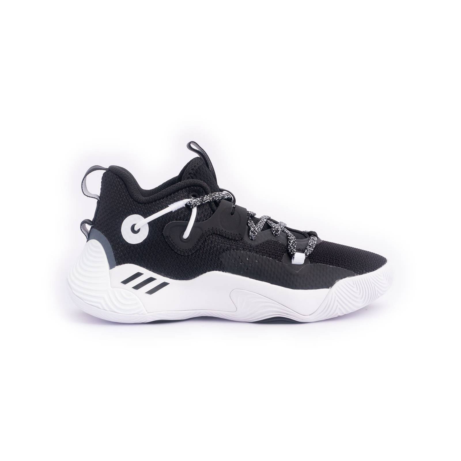 TENIS ADIDAS HARDEN STEPBACK 3 NEGRO/BLANCO BASQUETBALL SPORT COMODO LIGERO UNISEX GY8640