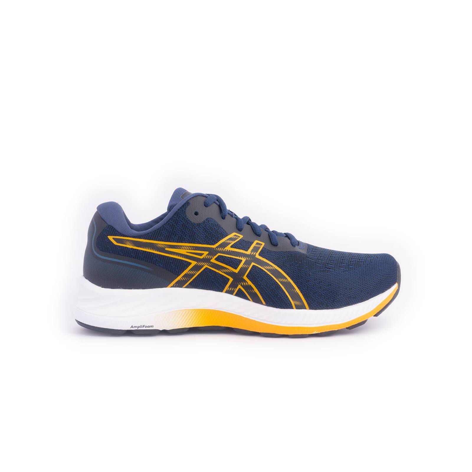 Tenis Asics Gel-excite 9 Azul/Naranja Running Hombre Comodo Ligero 1011B338