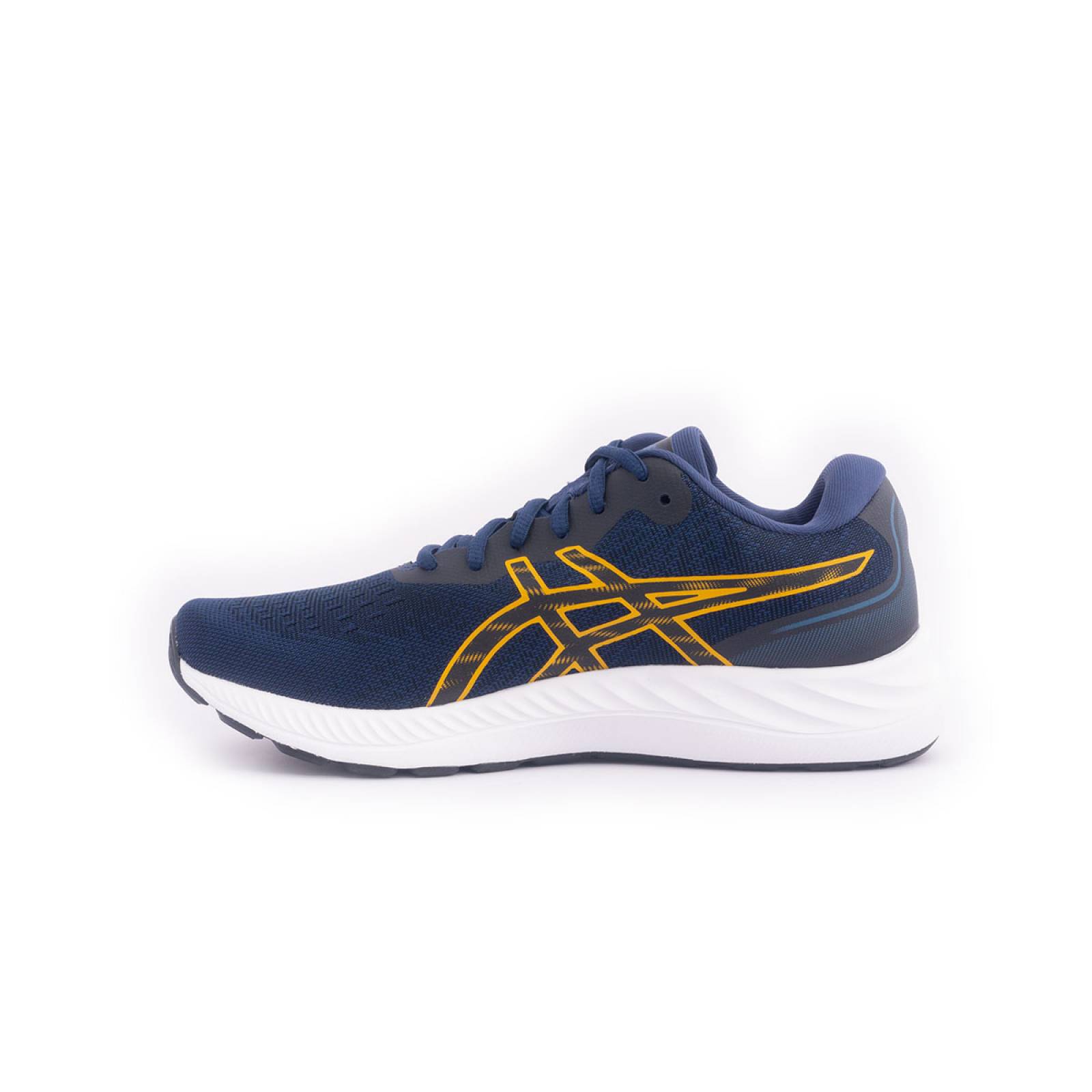 Tenis Asics Gel-excite 9 Azul/Naranja Running Hombre Comodo Ligero 1011B338