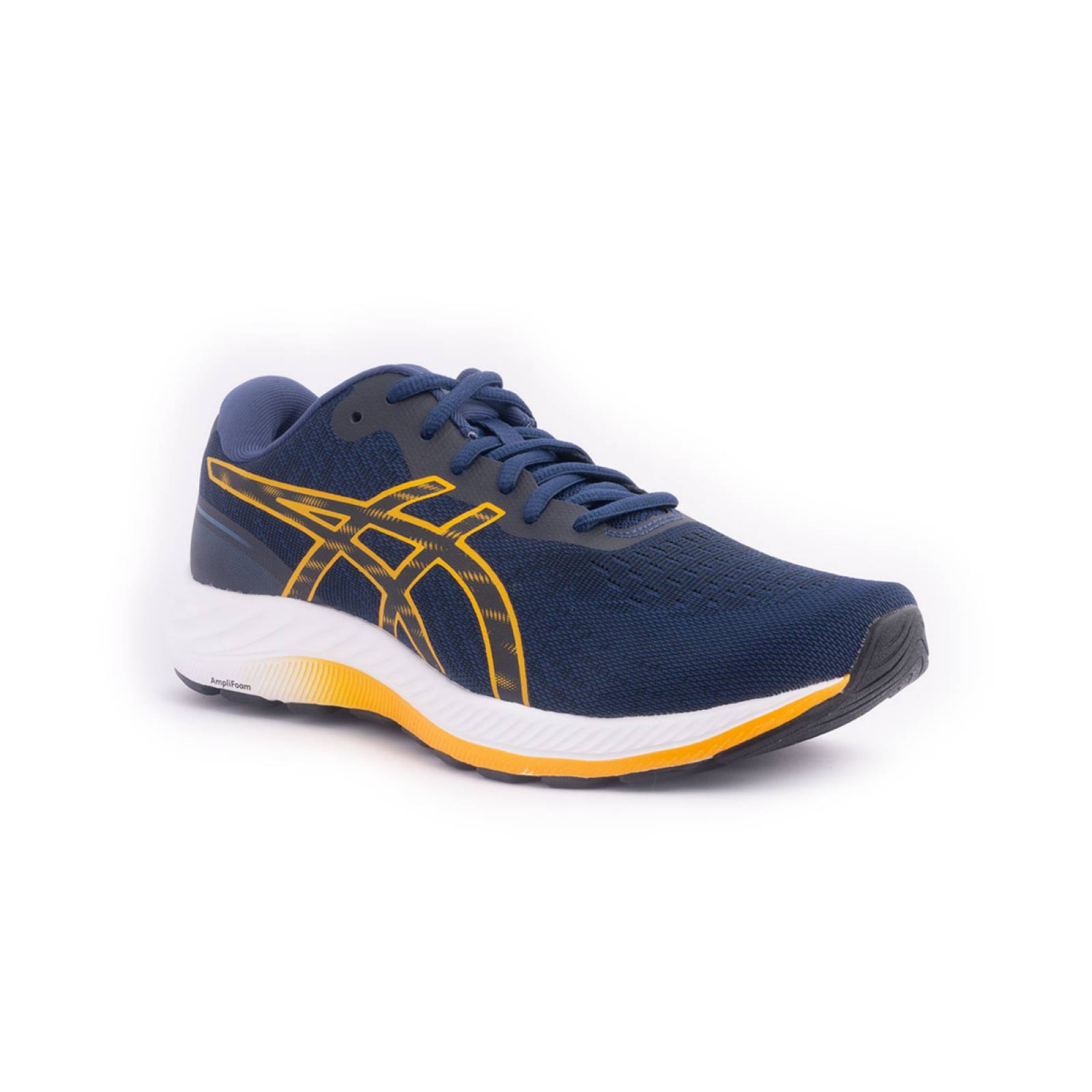 Tenis Asics Gel-excite 9 Azul/Naranja Running Hombre Comodo Ligero 1011B338