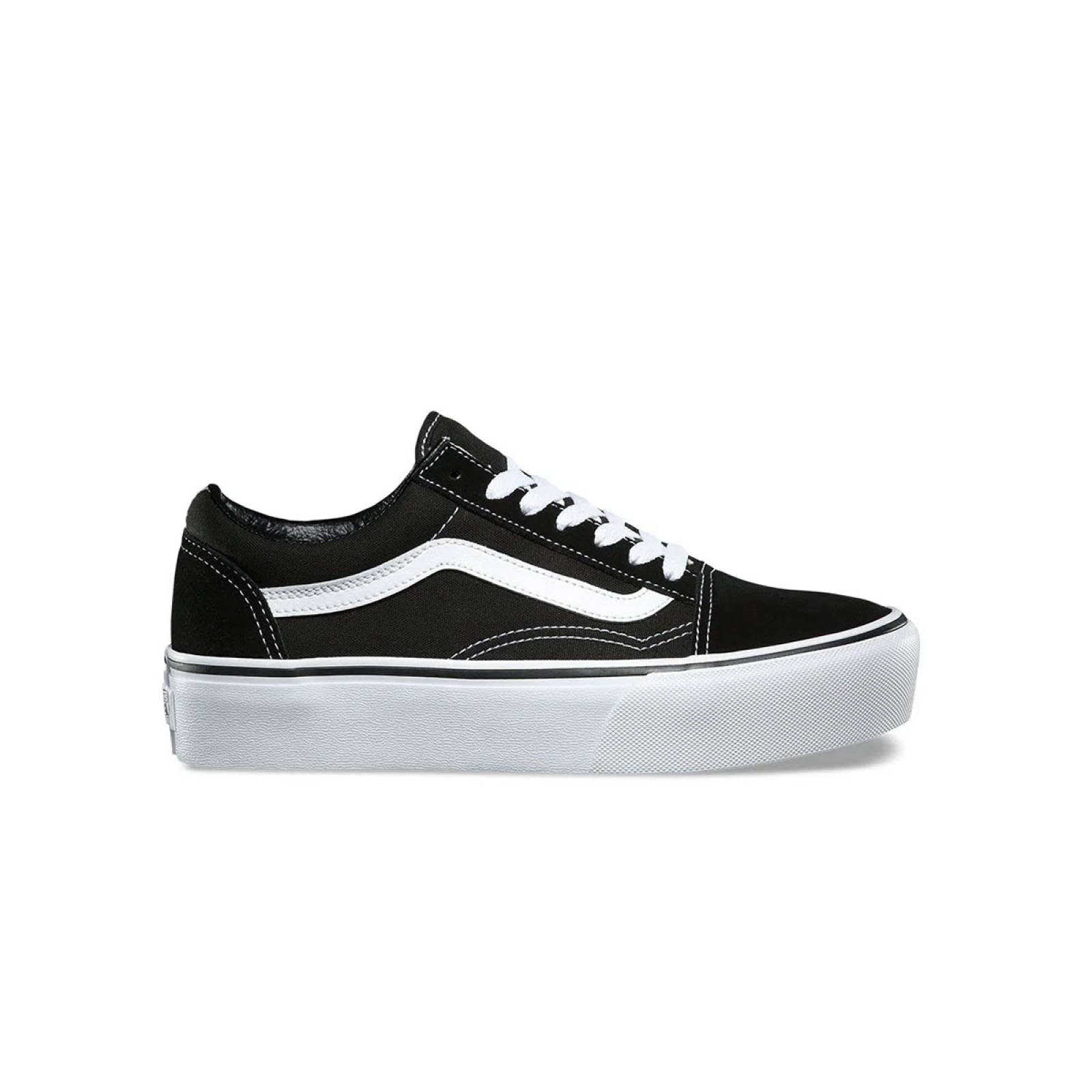 TENIS VANS OLD SKOOL PLATAFORMA NEGRO DAMA URBAN B3UY28