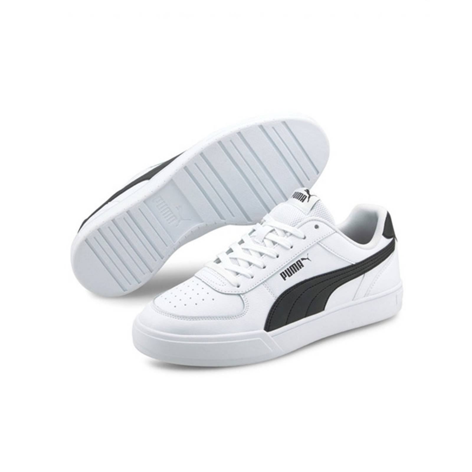 TENIS PUMA CAVEN BLANCO-NEGRO CABALLERO 380810-02