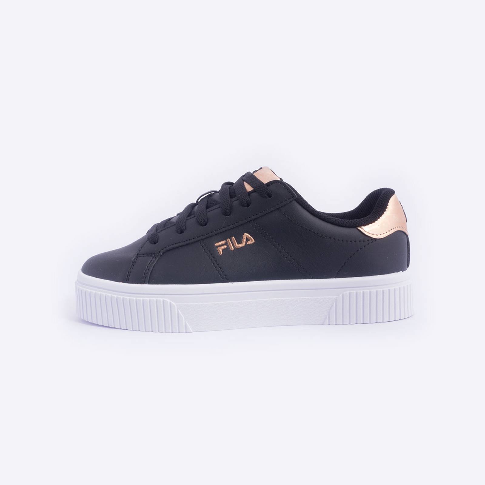 Zapatos fila hombre negro y outlet dorado