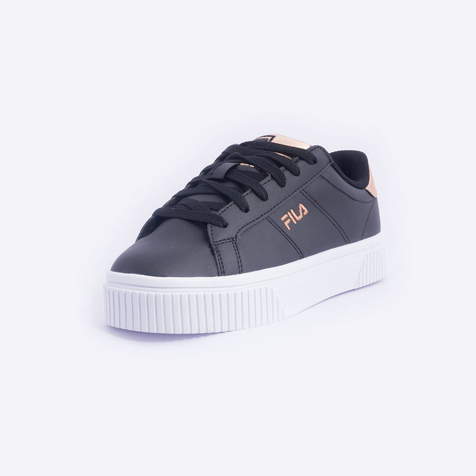 TENIS FILA PANACHE NEGRO/DORADO DAMA CASUAL COMODO LIGERO MODA 5CM00771-020