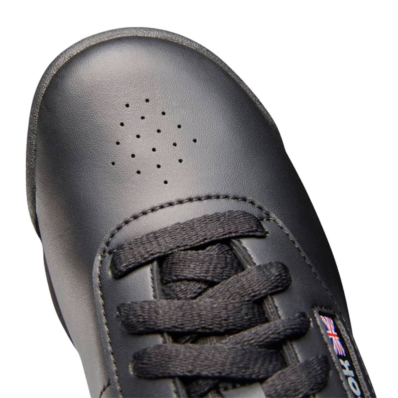 TENIS REEBOK PRINCESS CLASICO NEGRO COMODO LIGERO UNISEX 7344