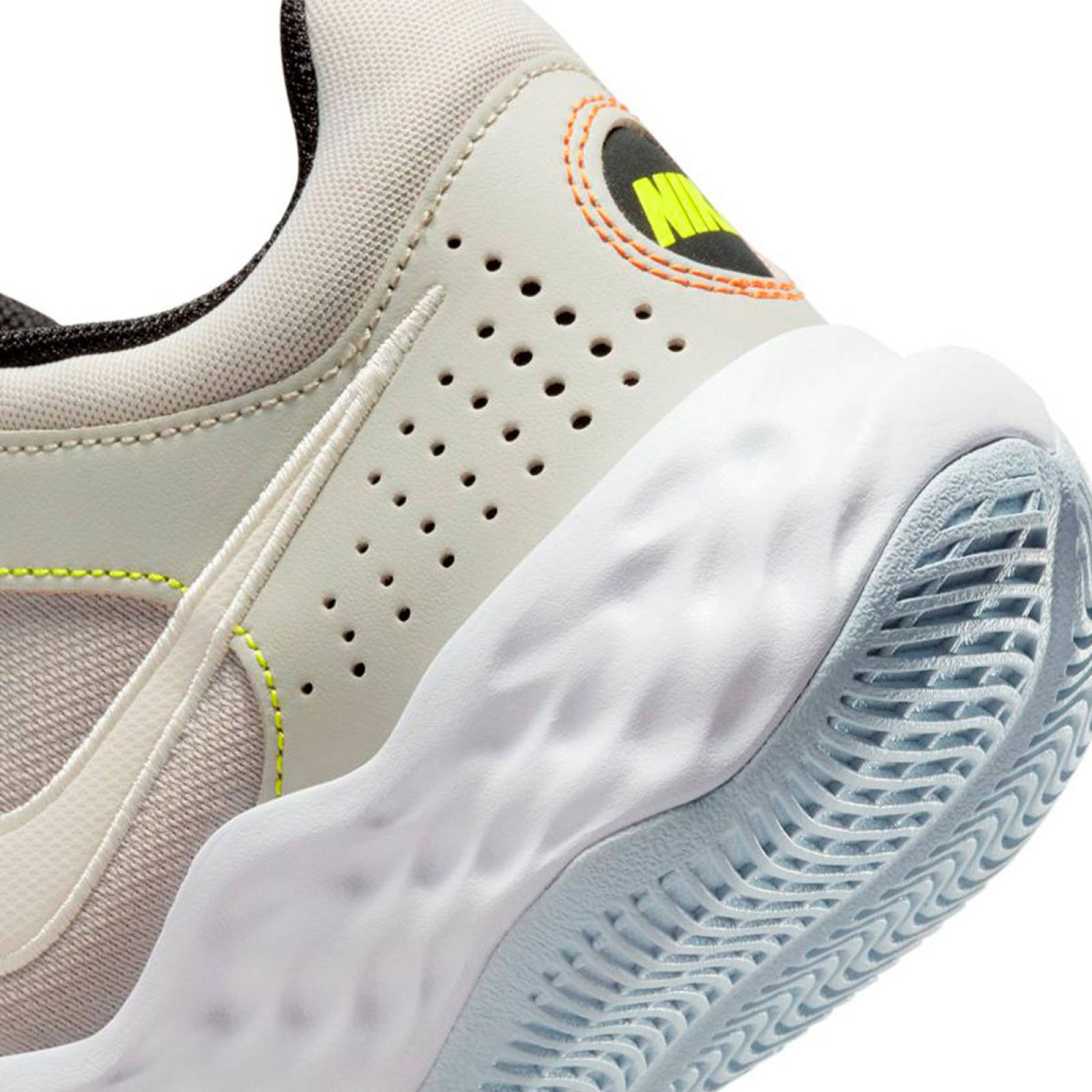 TENIS NIKE FLY. BY MID 3 GRIS/VERDE BASQUETBALL COMODO SPORT LIGERO CABALLERO DD9311-004