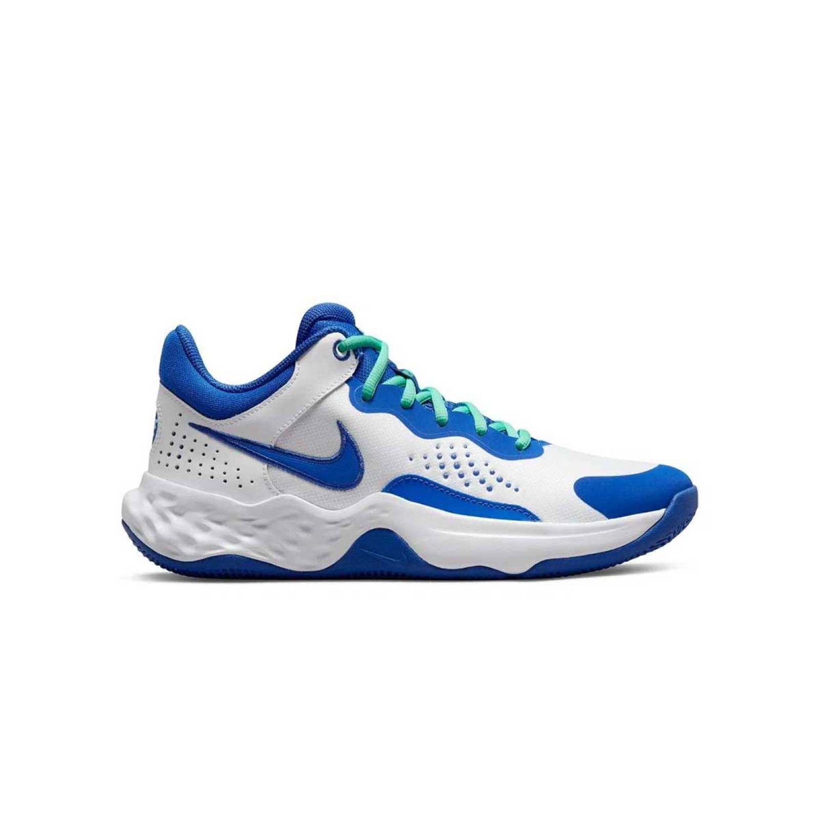 TENIS NIKE FLY. BY MID 3 BLANCO/AZUL BASQUETBALL COMODO SPORT LIGERO CABALLERO DD9311-102