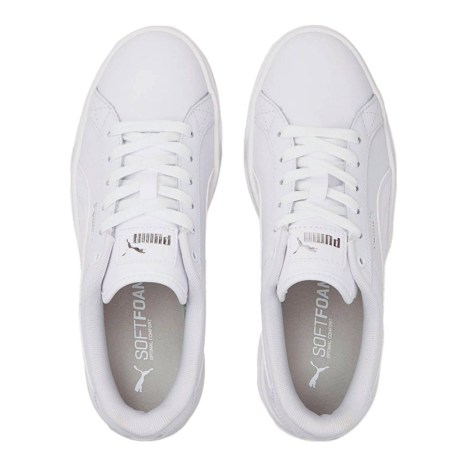 TENIS PUMA KARMEN L BLANCO PLATAFORMA COMODO 384615-01