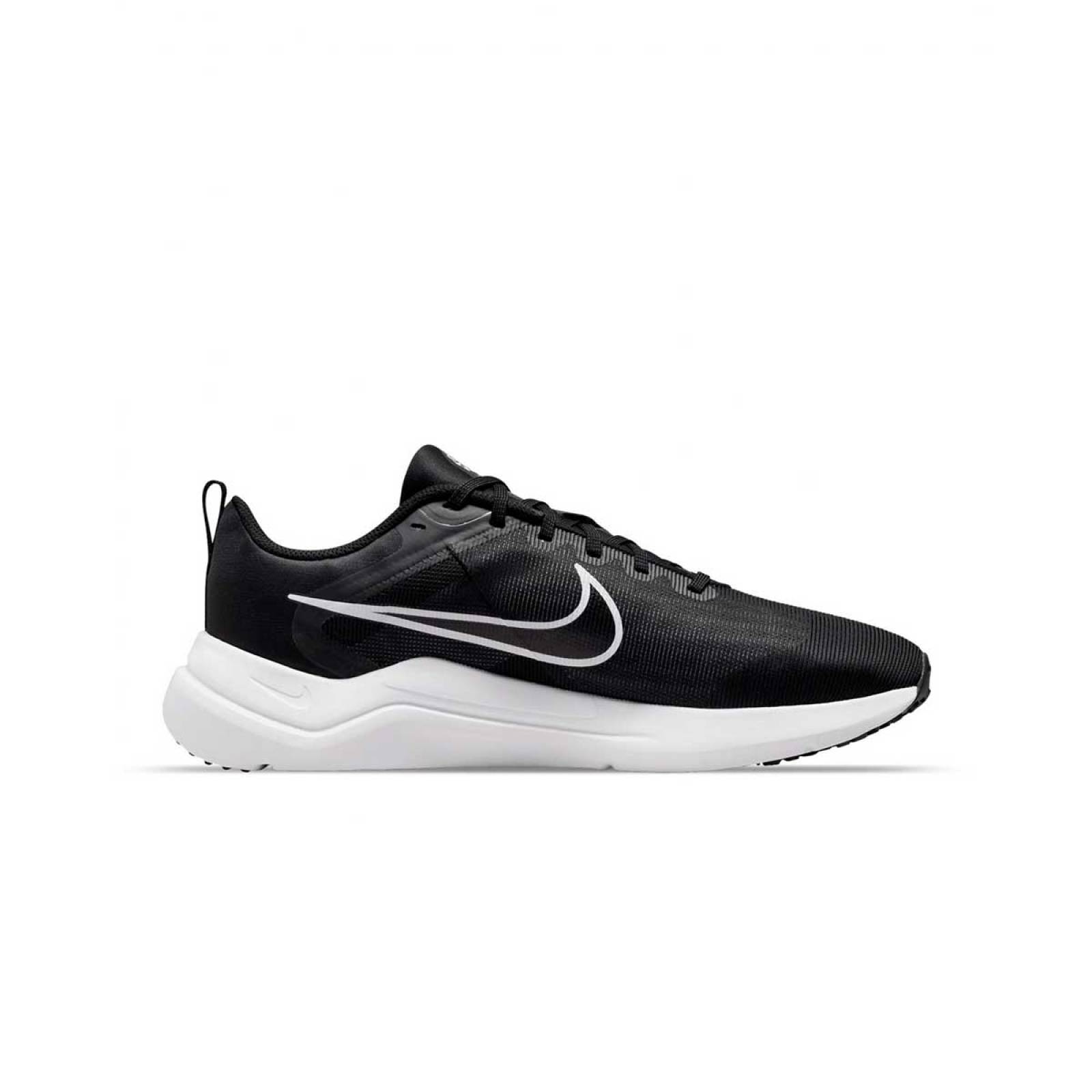 TENIS NIKE DOWNSHIFTER 12 NEGRO/BLANCO CORRER SPORT COMODO LIGERO CABALLERO DD9293-001