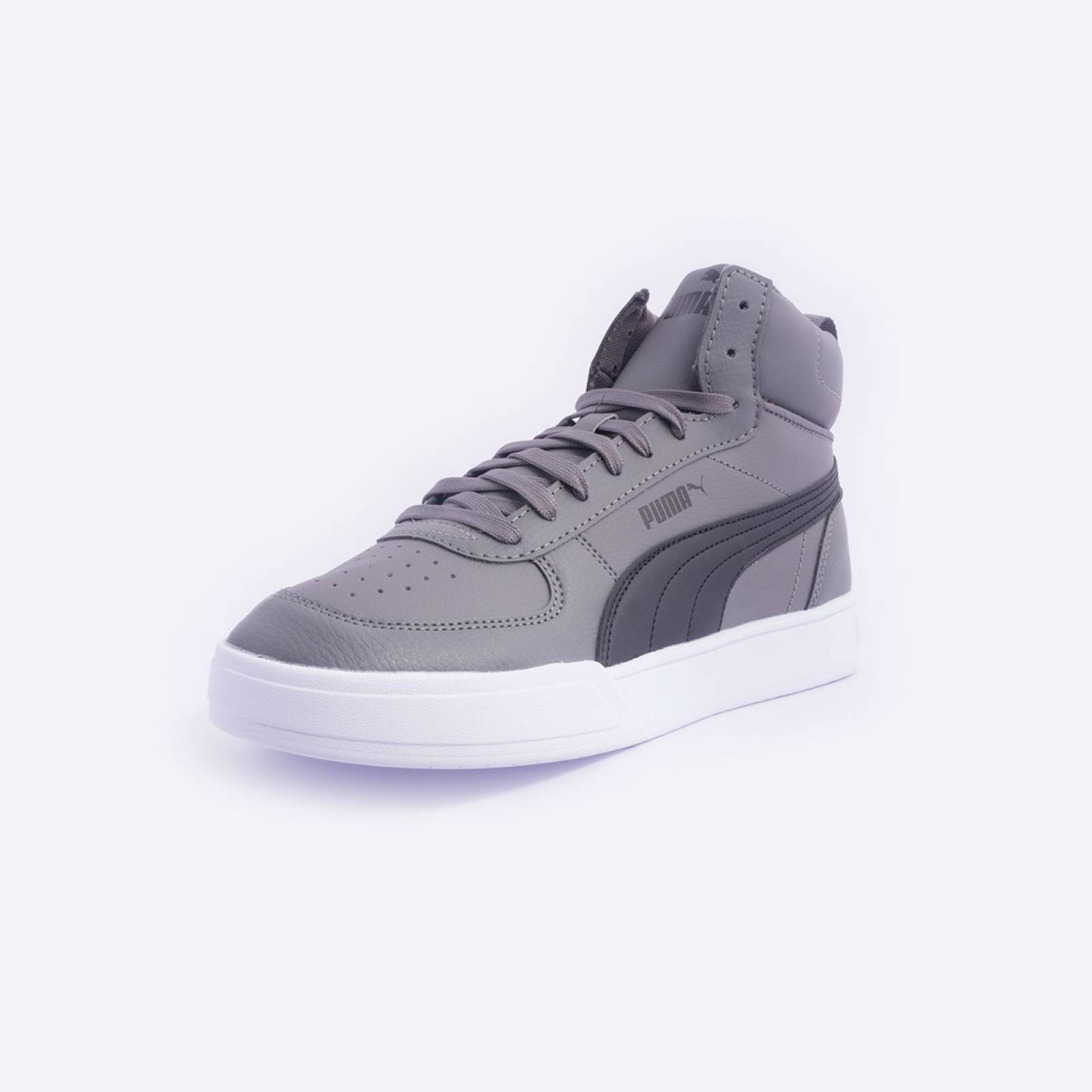 Tenis Puma Caven Mid Gris/Negro Caballero Comodo Ligero Urbano 385843-05