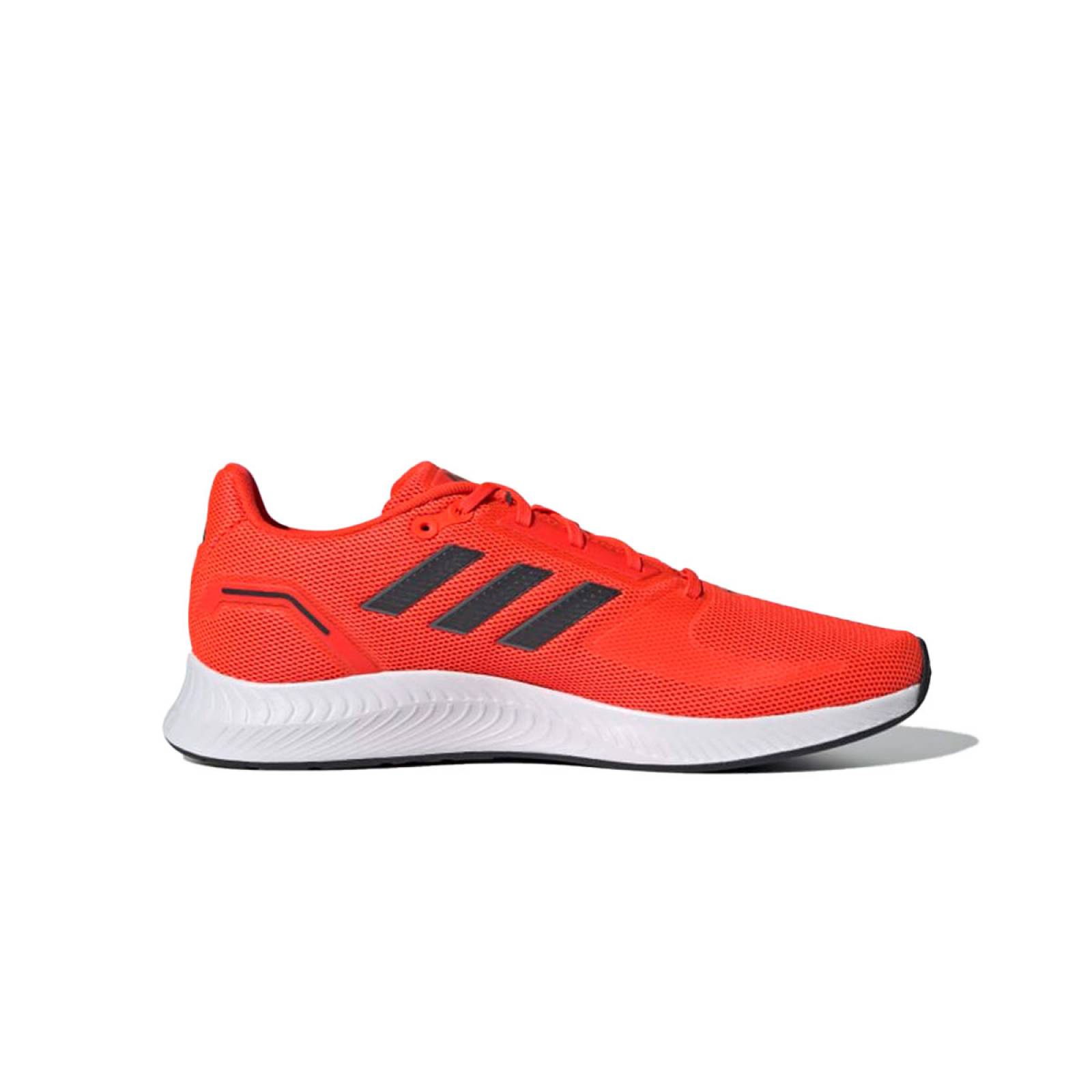 TENIS ADIDAS RUNFALCON 2.0 NARANJA/BLANCO CORRER SPORT COMODO LIGERO CABALLERO H04537