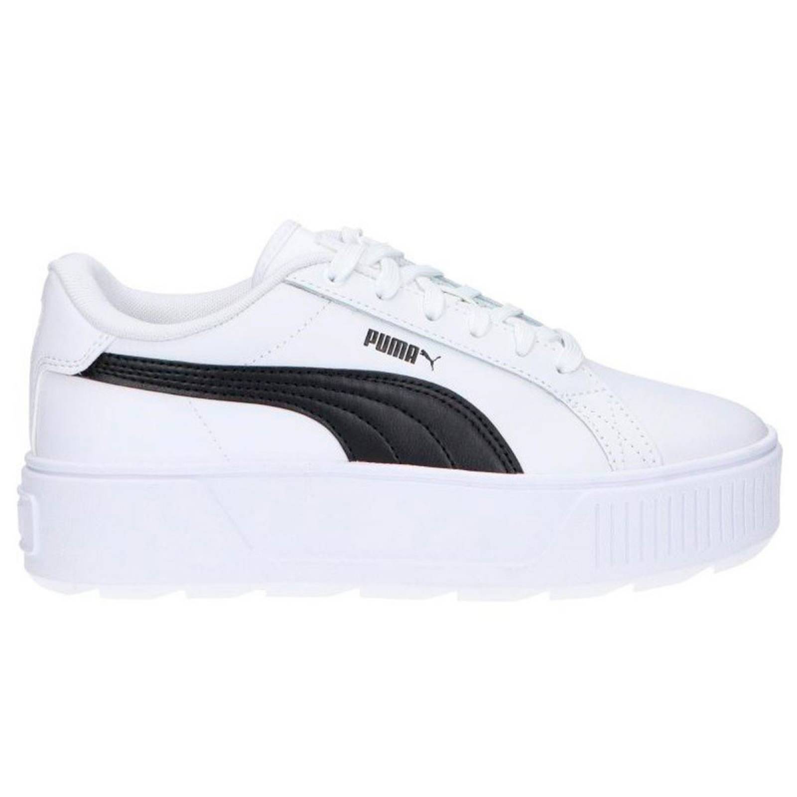 TENIS PUMA KARMEN L BCO-NEGRO PLATAFORMA COMODO 384615-02