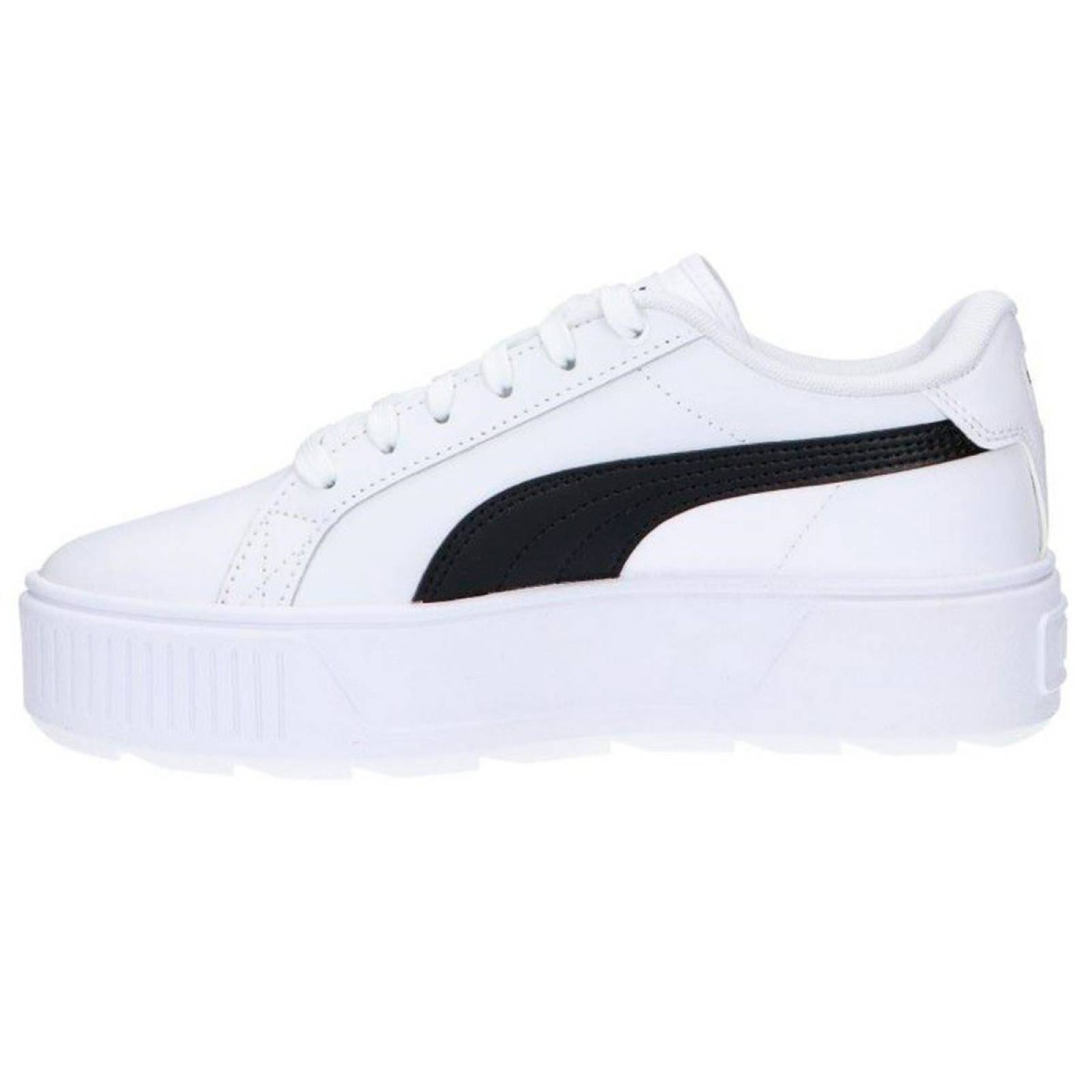TENIS PUMA KARMEN L BCO-NEGRO PLATAFORMA COMODO 384615-02