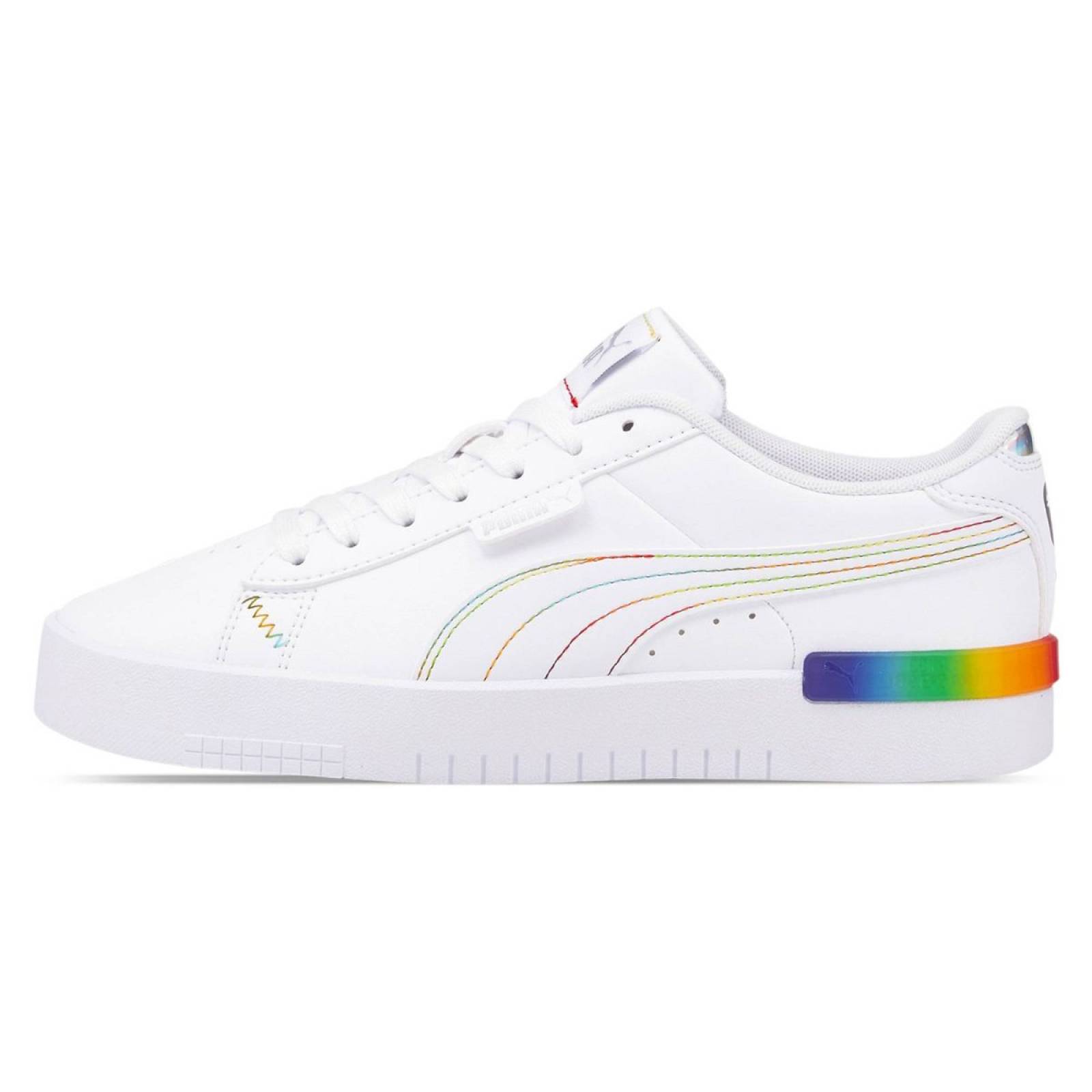 TENIS PUMA JADA RAINBOW BLANCO CASUA COMODO LIGERO 384823-02