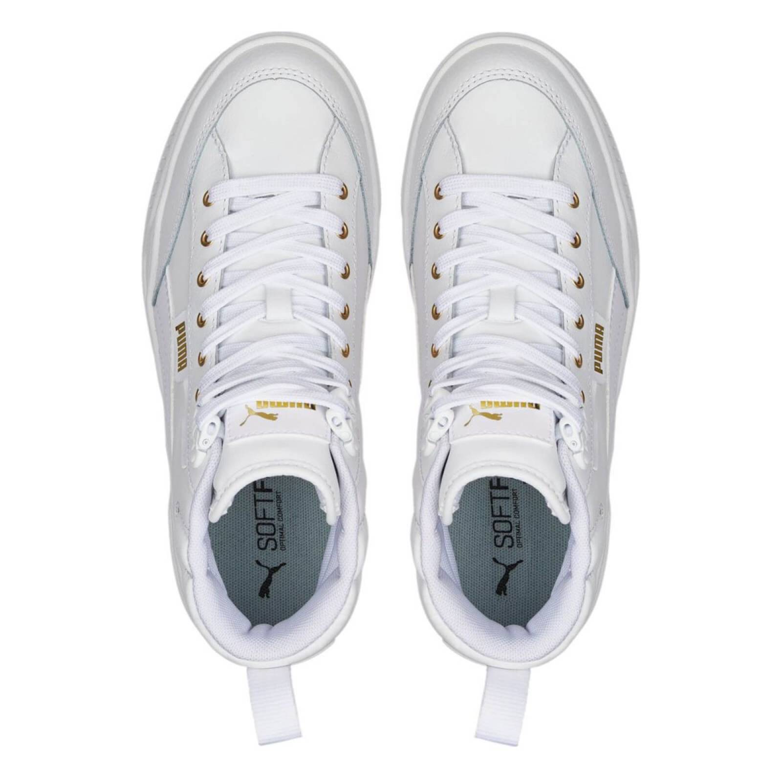 TENIS PUMA KARMEN MID BLANCO PLATAFORMA COMODO 385857-01