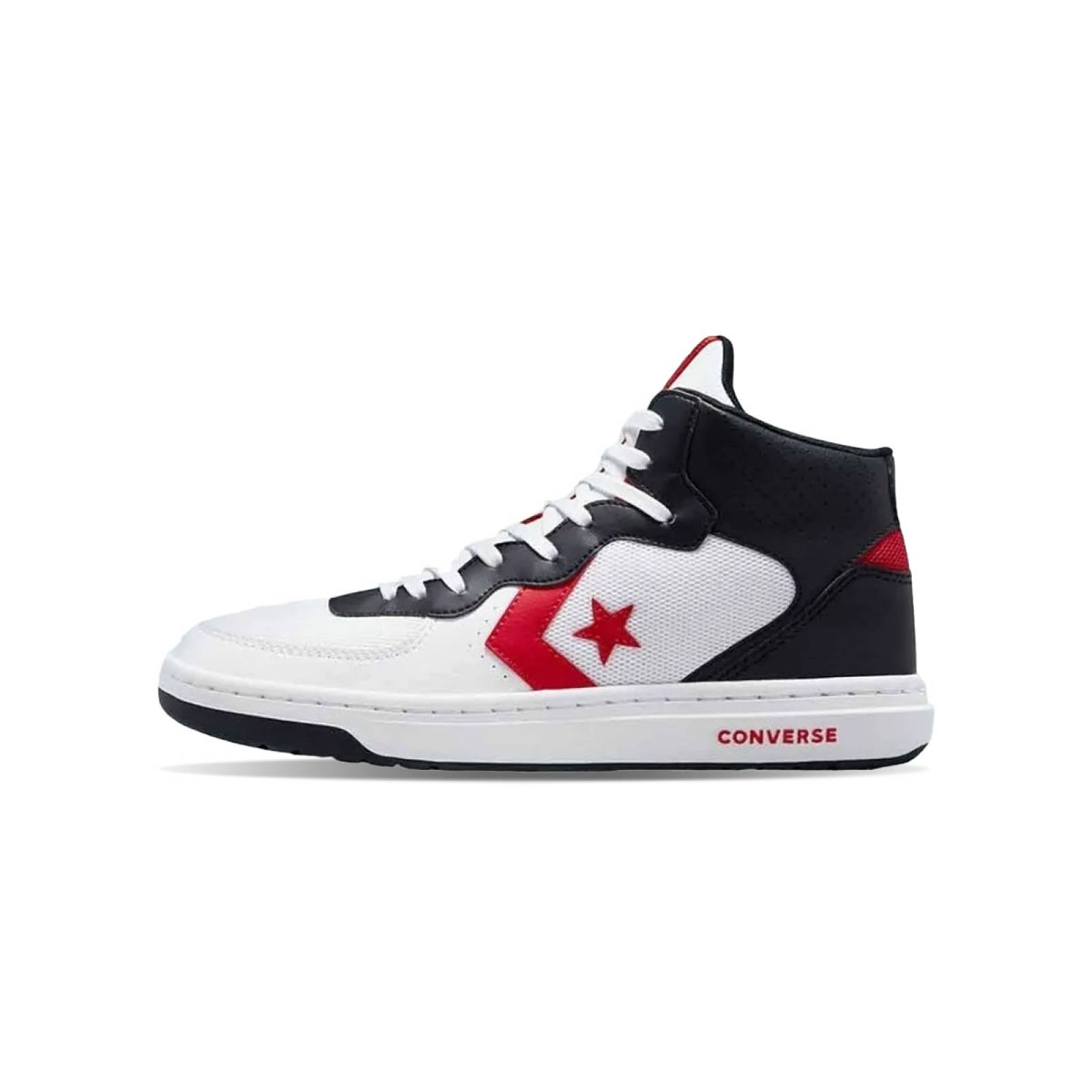 TENIS CONVERSE RIVAL MID NGO/MULT RETRO URBANO COMODO A00983