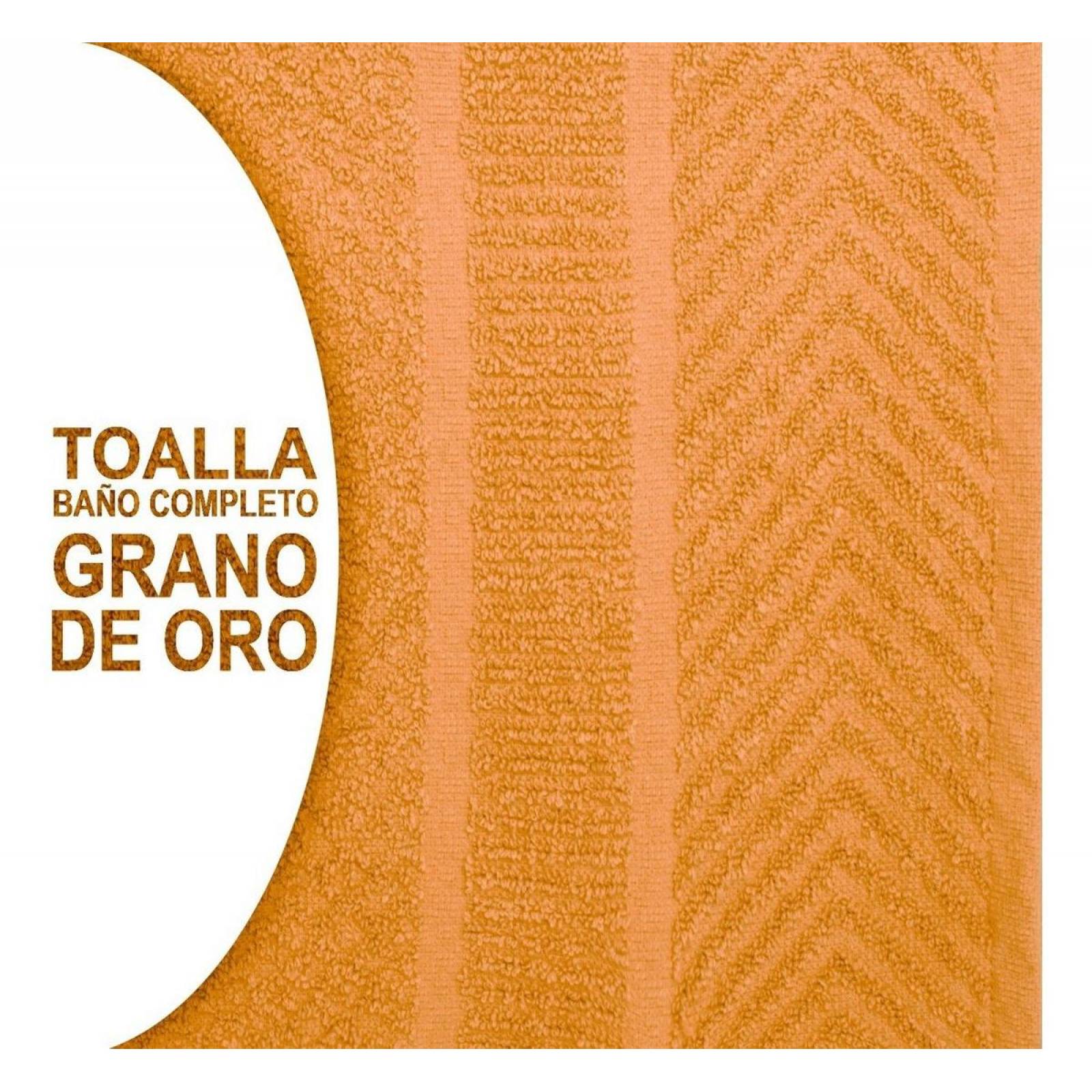 Toalla Grande Baño Completo 100% Algodón Grano De Oro 