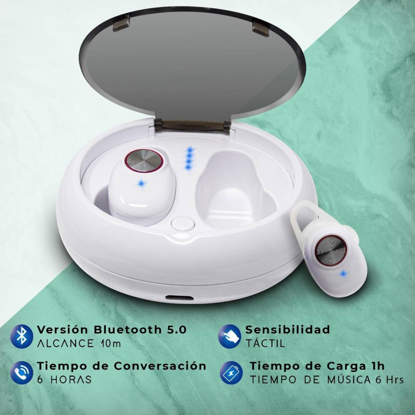 Audifonos Bluetooth Manos Libres Inalambrico Airdot Original Blanco